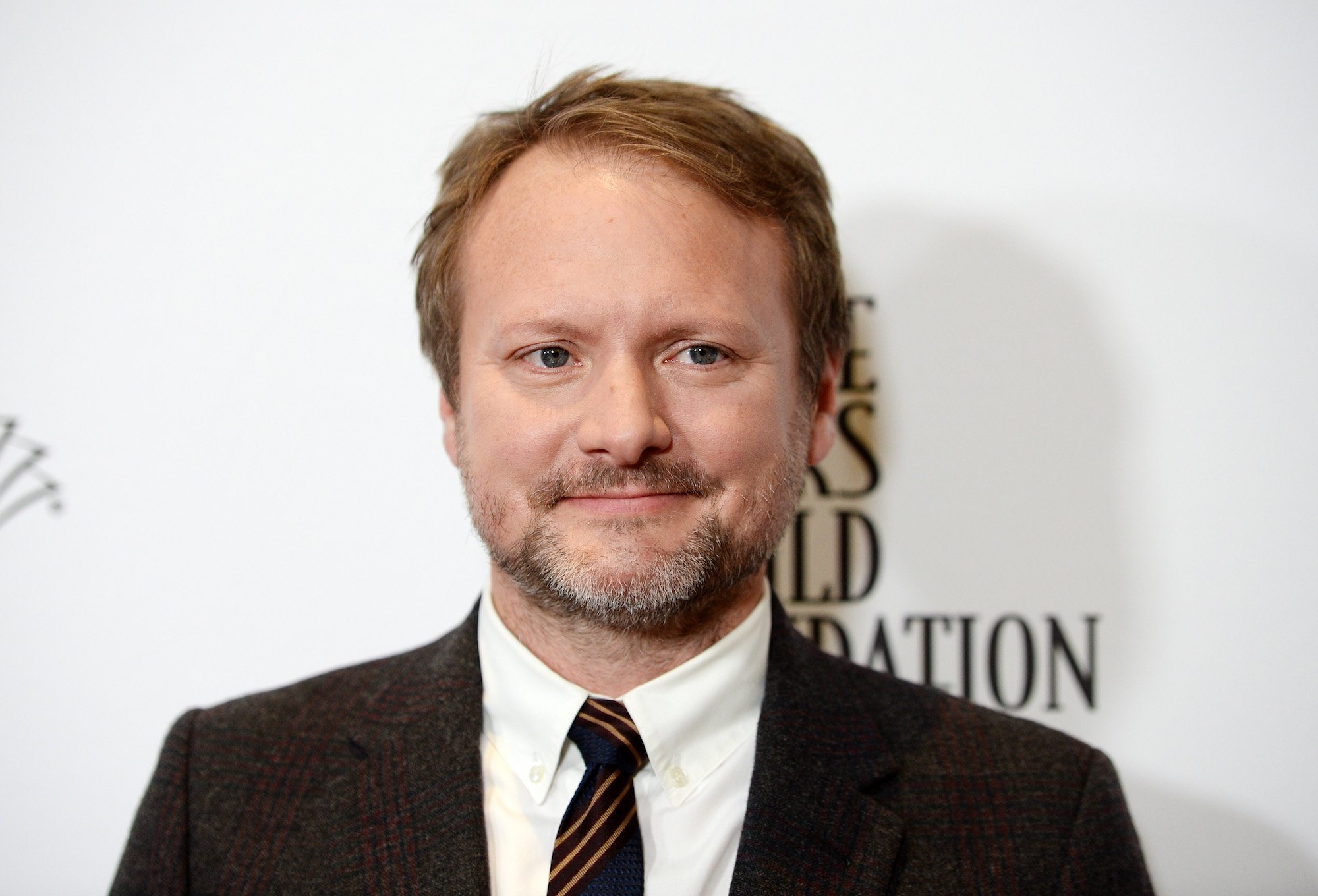 Rian Johnson on the red carpet