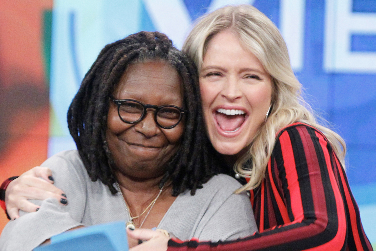 Whoopi Goldberg and Sara Haines