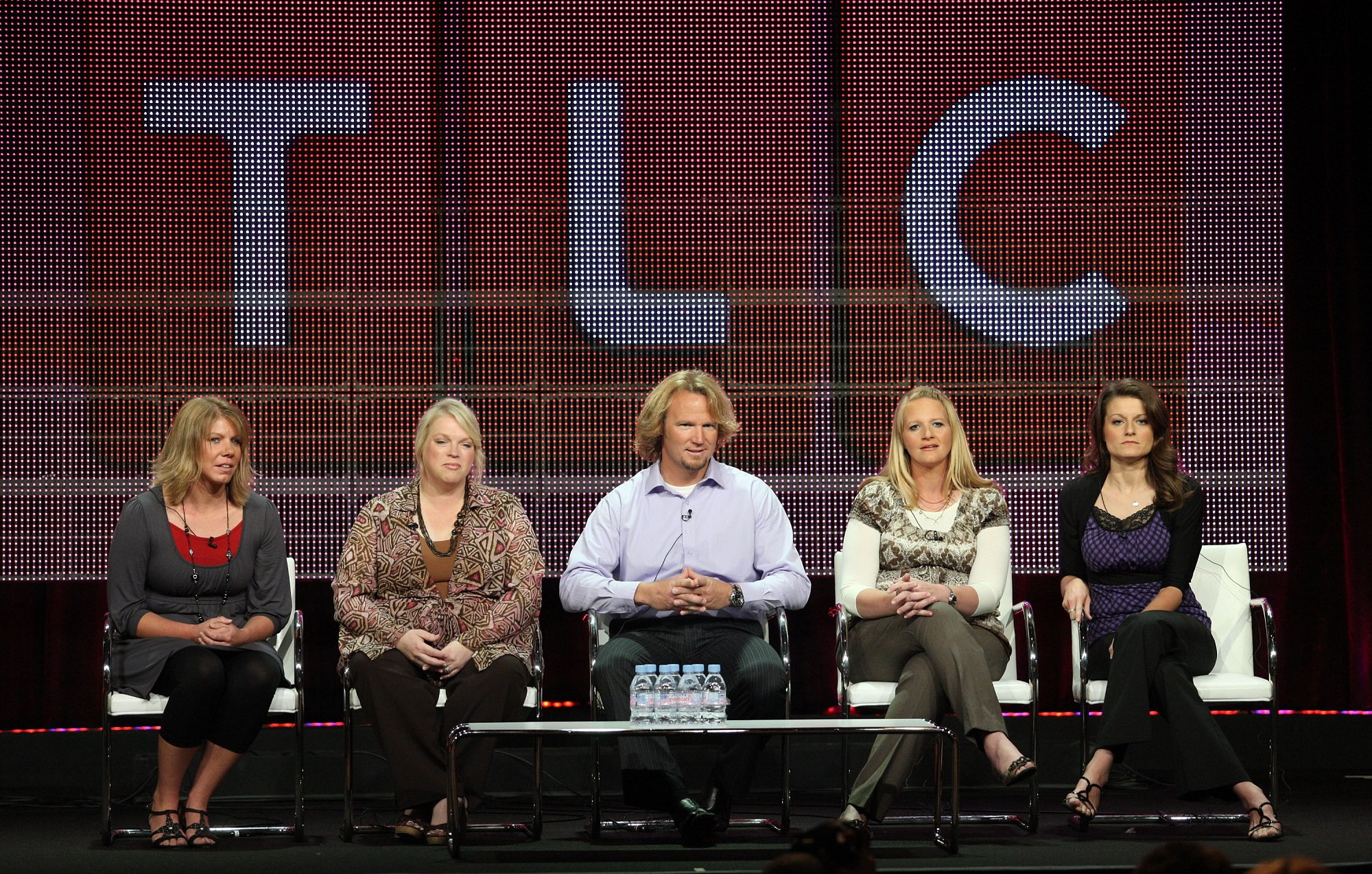 Meri Brwon, Janelle Brown, Kody Brown, Christine Brown, and Robyn Brown of Sister Wives