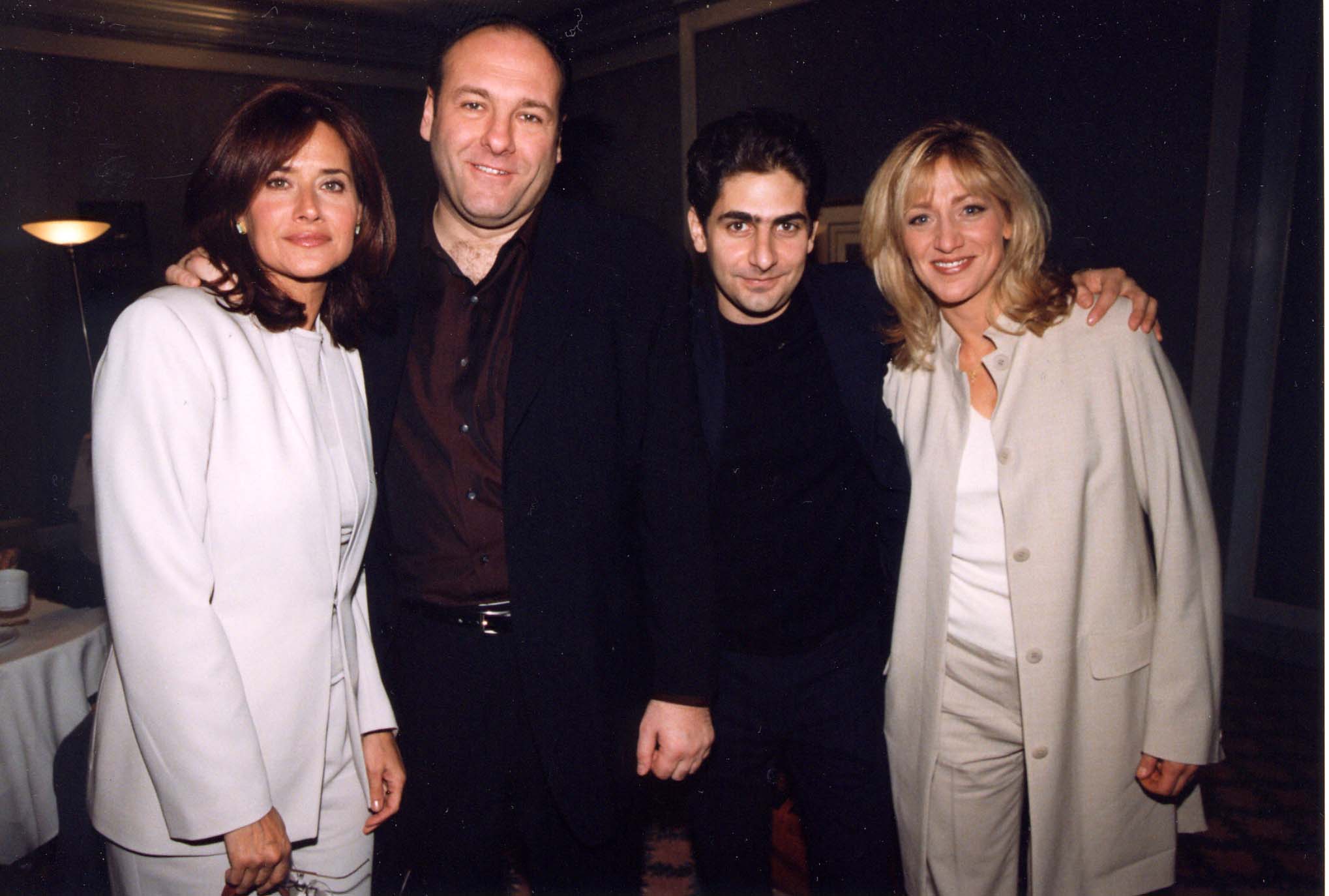 'The Sopranos' lead actors posing together