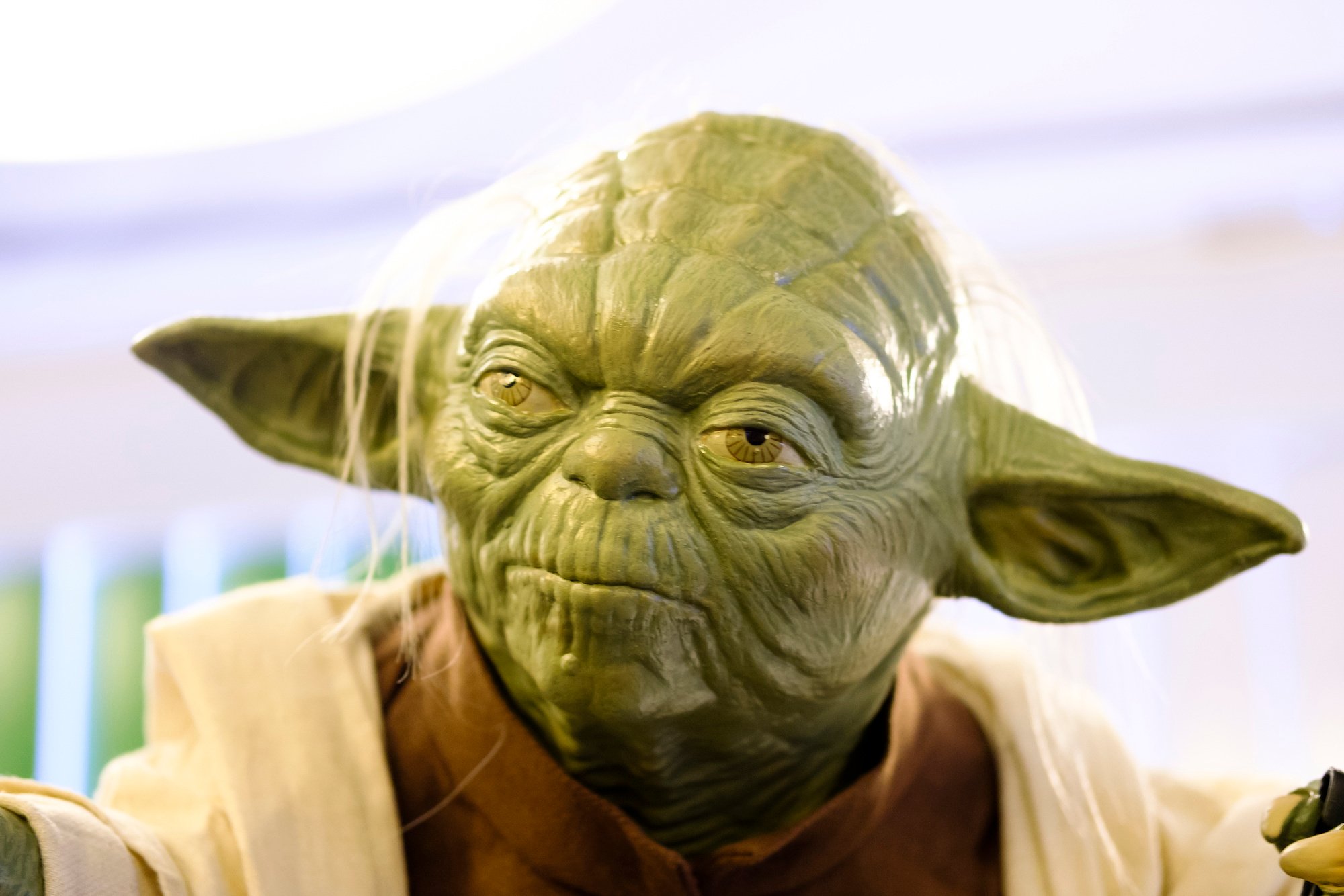 A sculpture of yoda