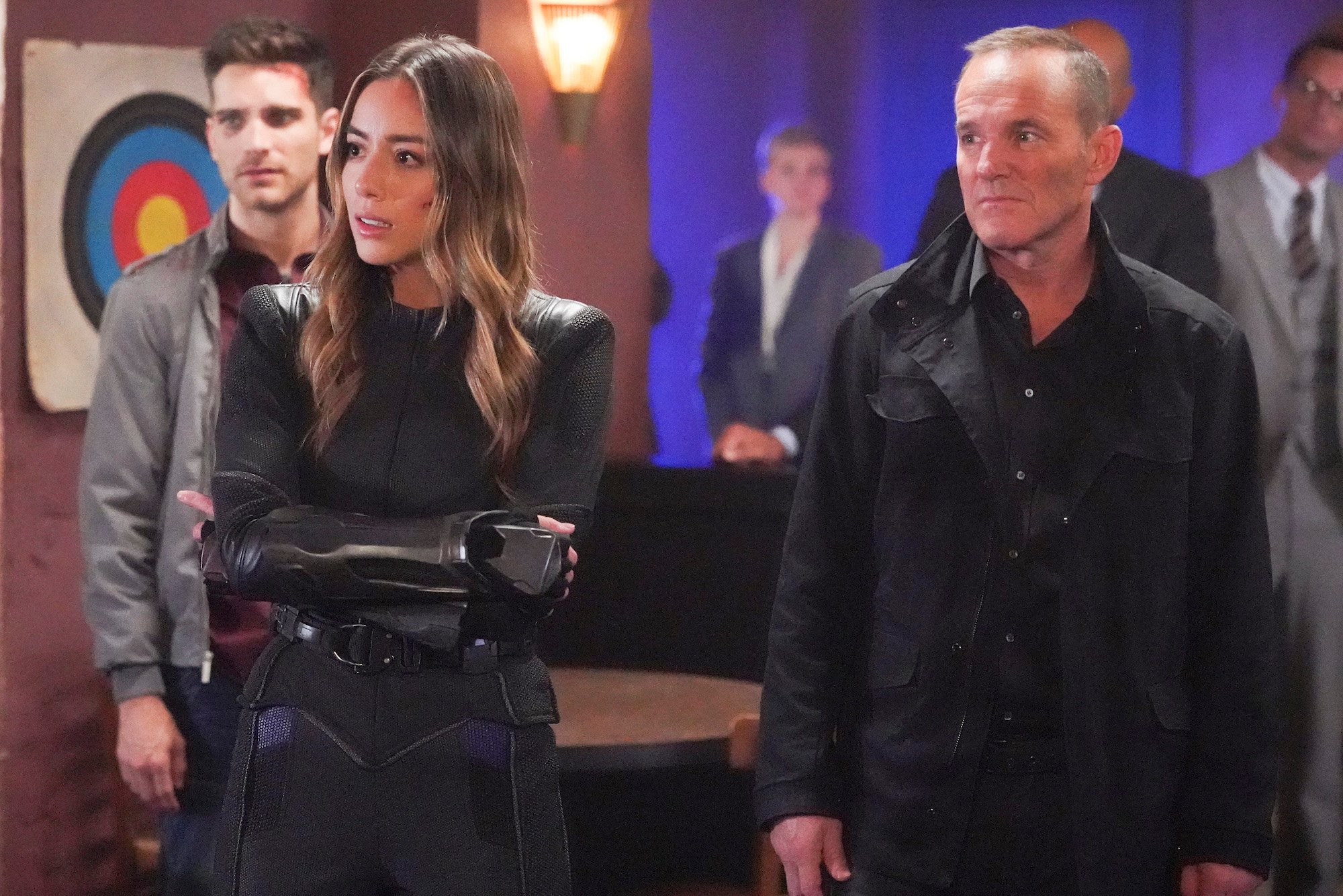 MARVEL'S AGENTS OF S.H.I.E.L.D. - "The End is at Hand/What We're Fighting For" - With their backs against the wall and Nathaniel and Sibyl edging ever closer to eliminating S.H.I.E.L.D. from the history books, the agents must rely on their strengths to outsmart and outlast the Chronicoms