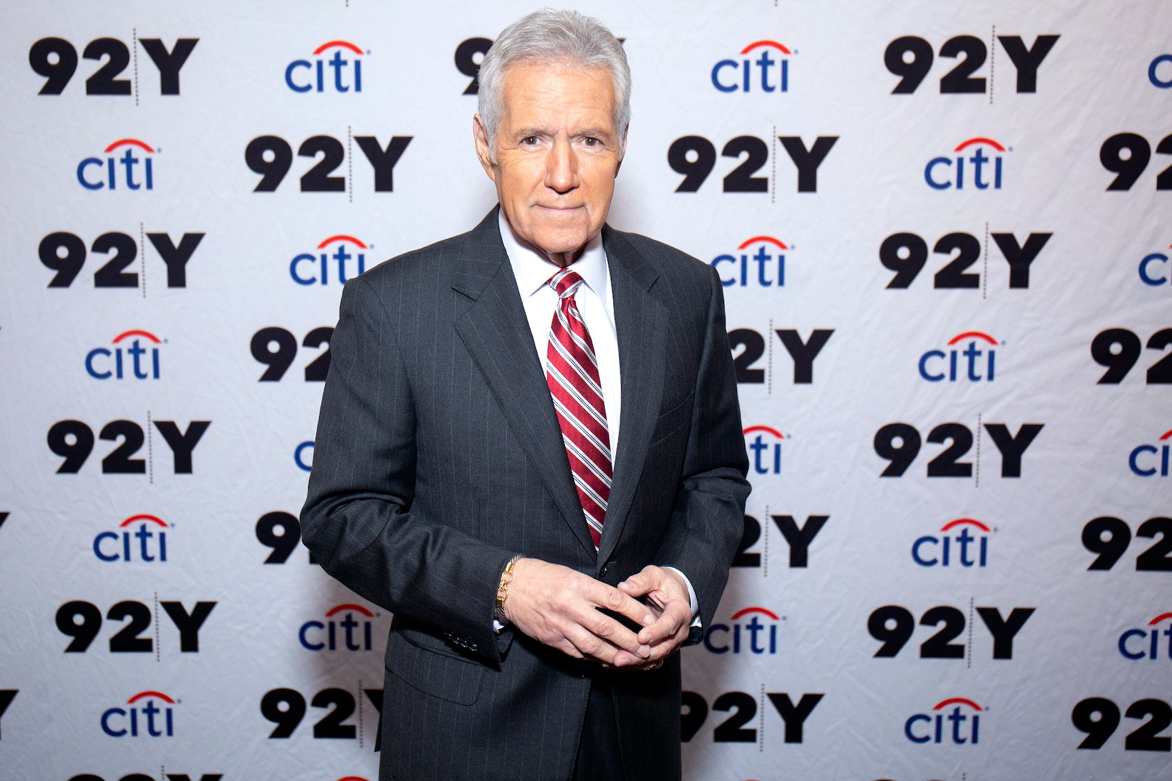 Alex Trebek attends 'Who is Alex Trebek? Celebrating 35 Seasons of Jeopardy!' in 2019