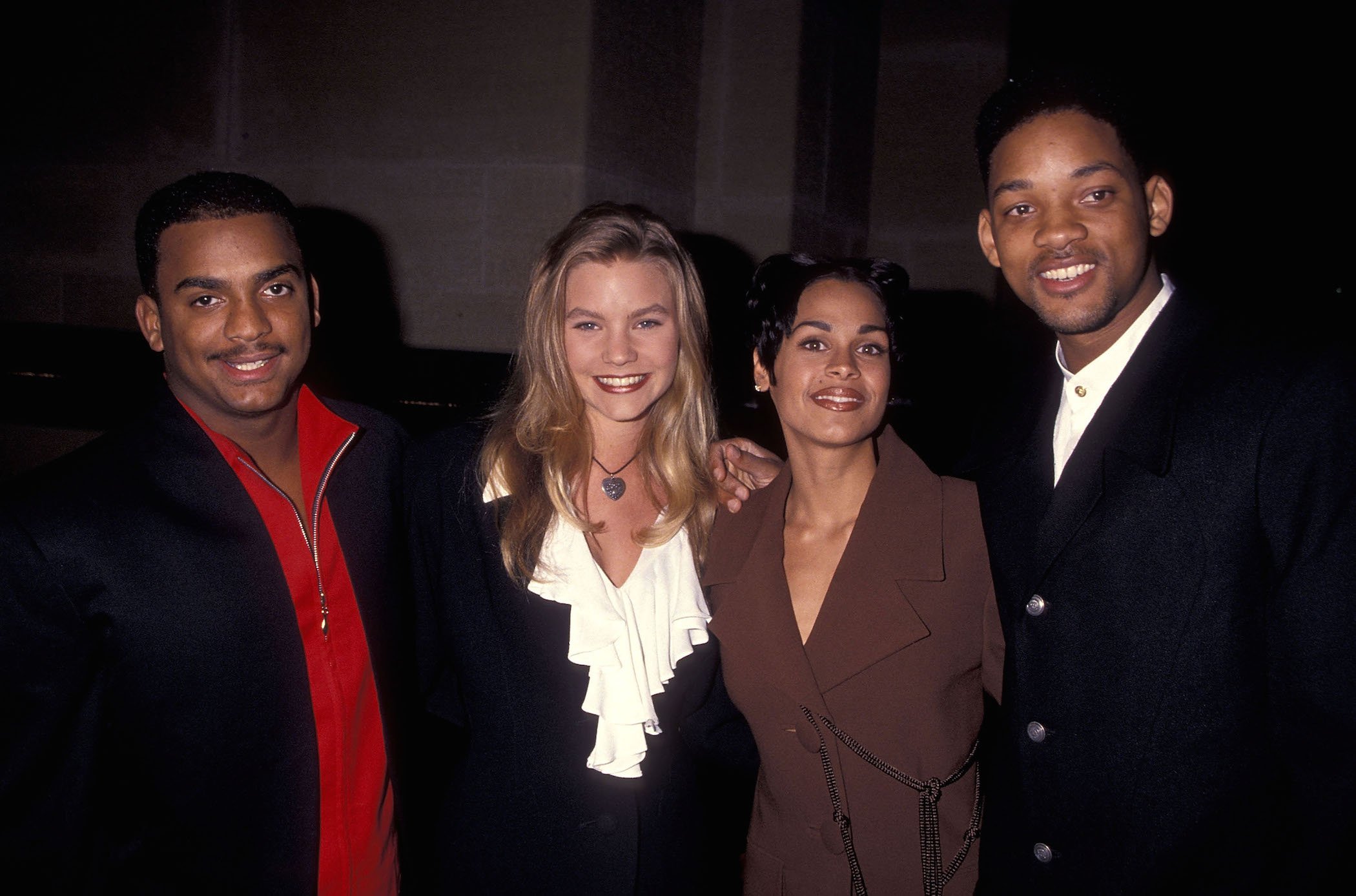 Alfonso Ribeiro, Gabrielle Tuite, Will Smith, and Sheree Zampino