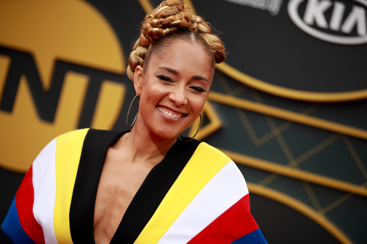 Amanda Seales on the red carpet
