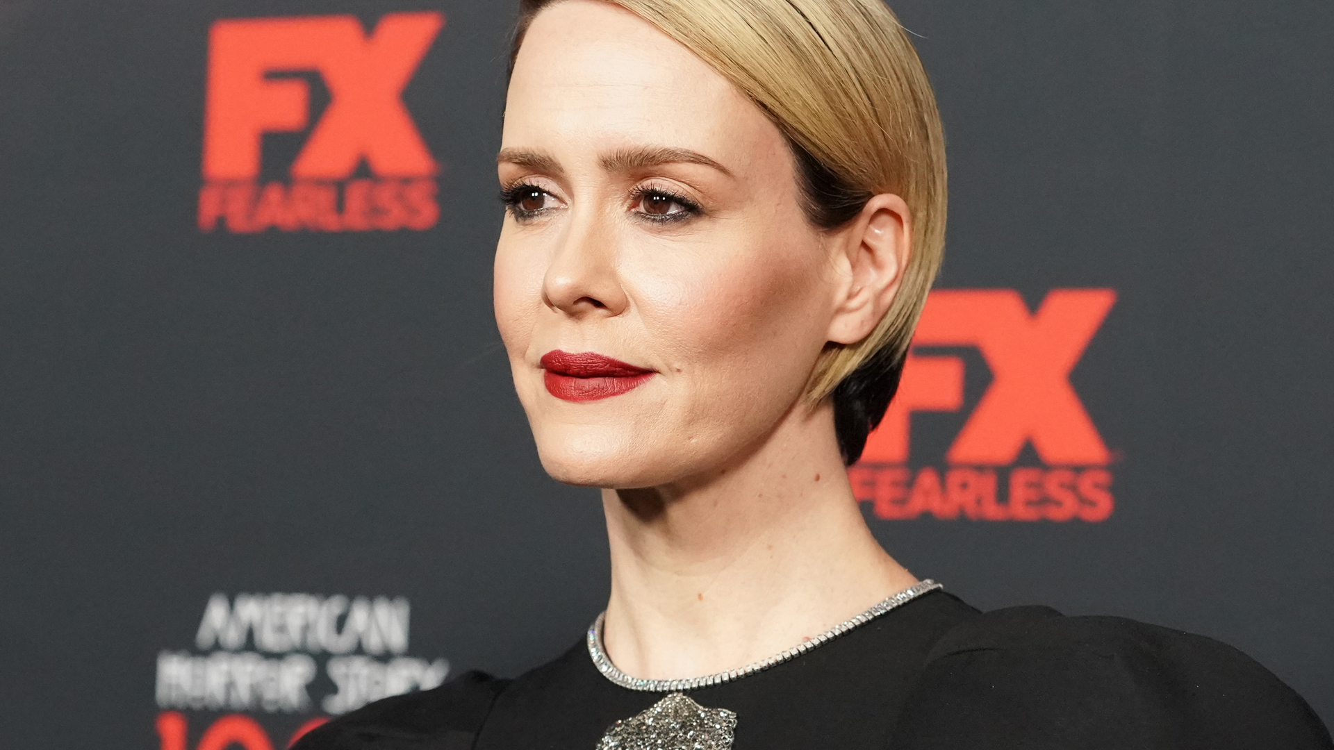 Sarah Paulson attends FX's "American Horror Story" 100th Episode Celebration at Hollywood Forever on October 26, 2019 in Hollywood, California.