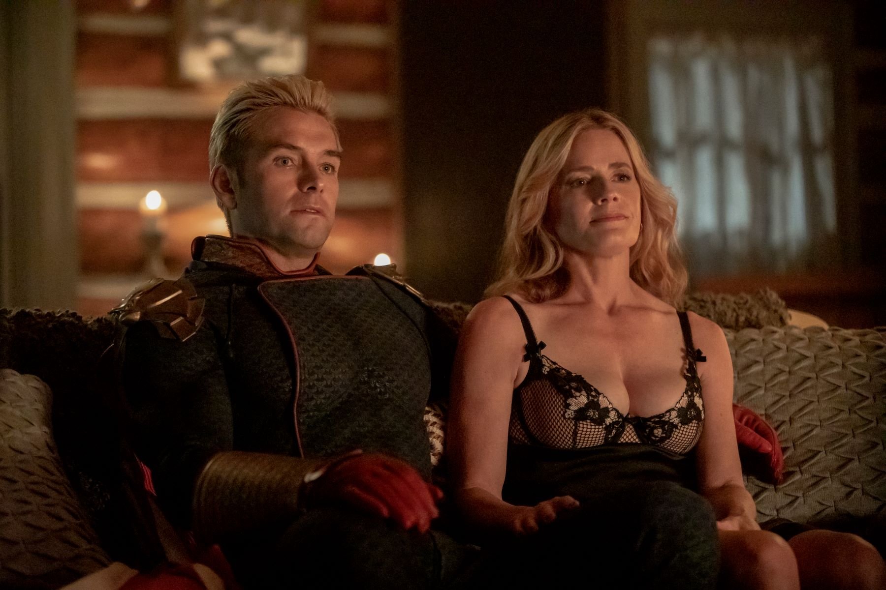 Antony Starr and Elisabeth Shue in 'The Boys'