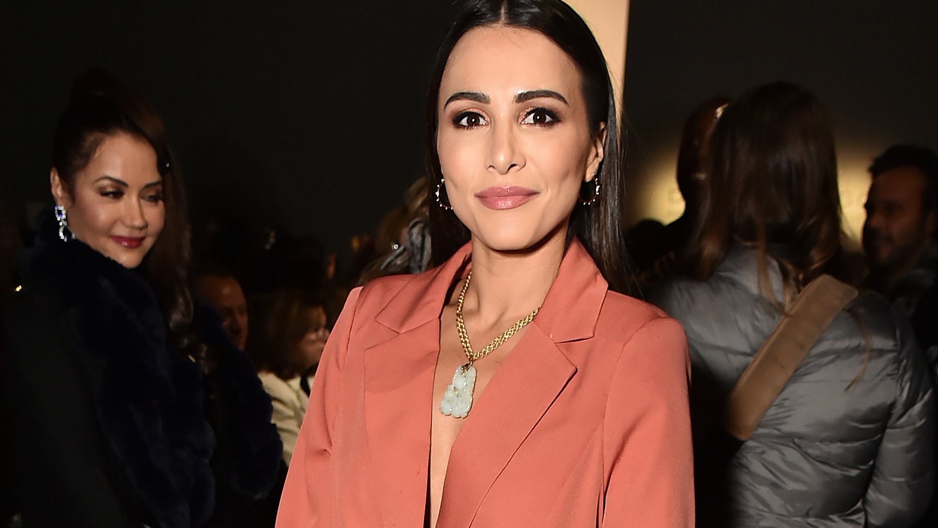 'The Bachelorette' star Andi Dorfman attends the Dennis Basso fashion show during February 2020 - New York Fashion Week: The Shows at Gallery I at Spring Studios on February 09, 2020 in New York City.