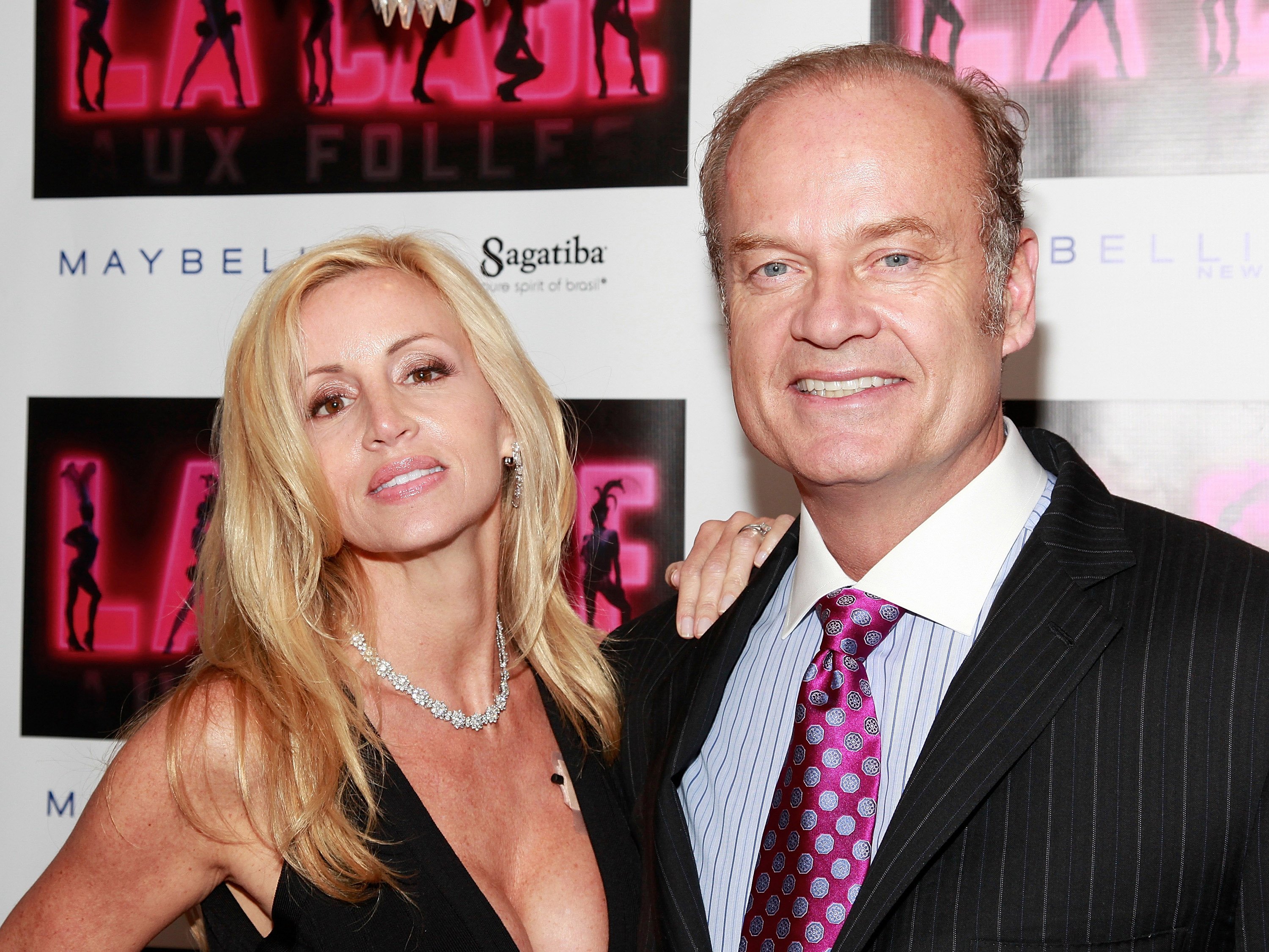 Camille Grammer and Kelsey Grammer attend the after party for the opening of 'La Cage Aux Folles'