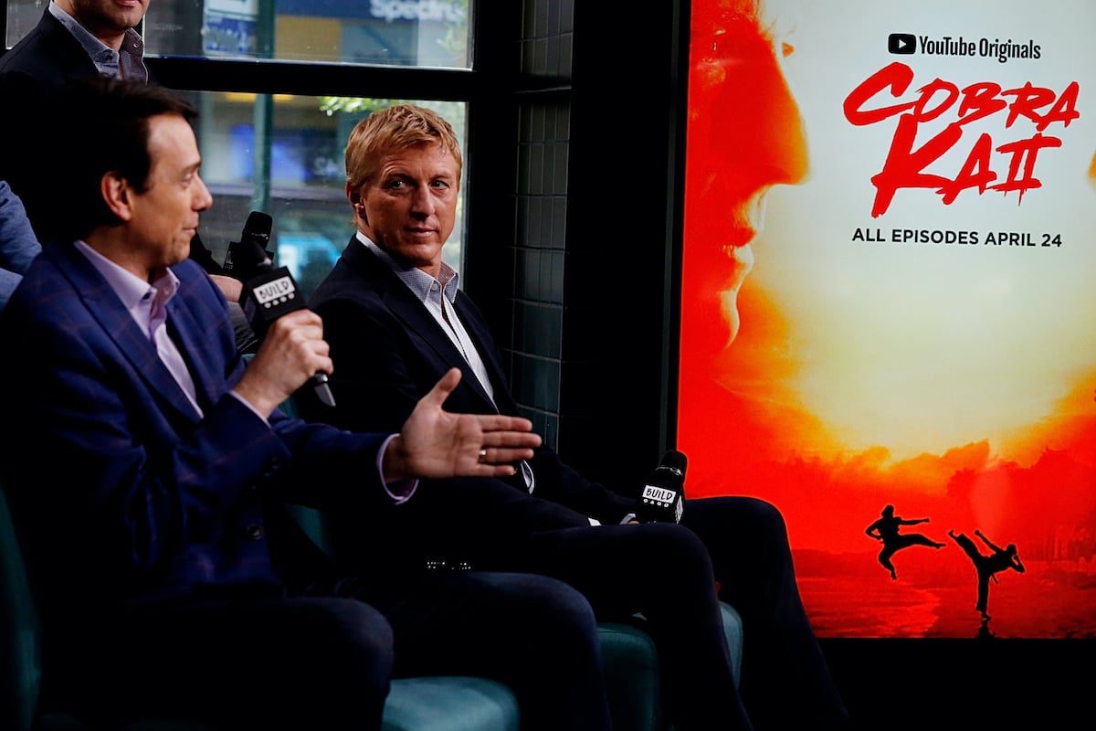 Ralph Macchio and William Zabka