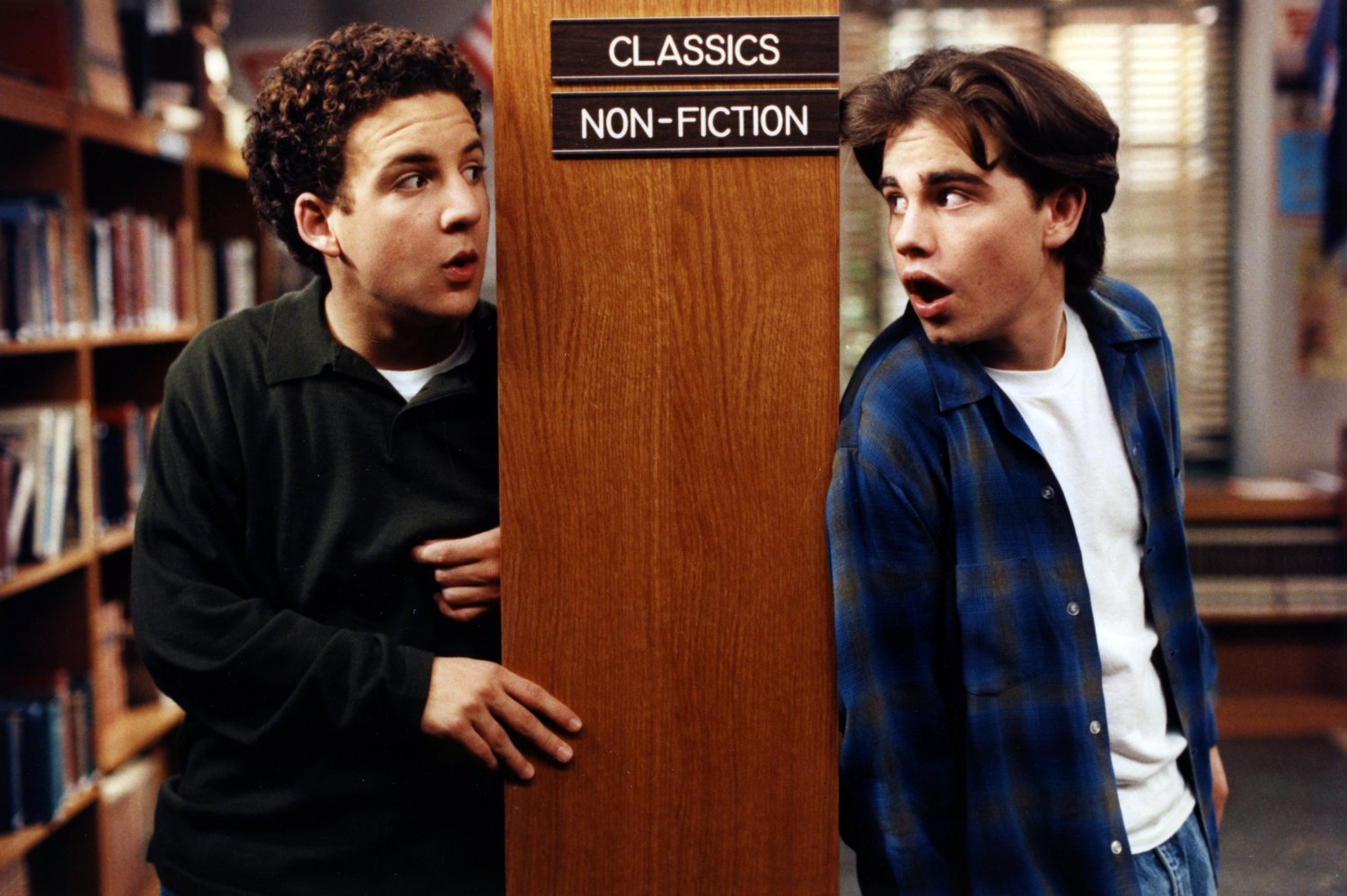 Ben Savage (Cory) and Rider Strong (Shawn) from 'Boy Meets World'