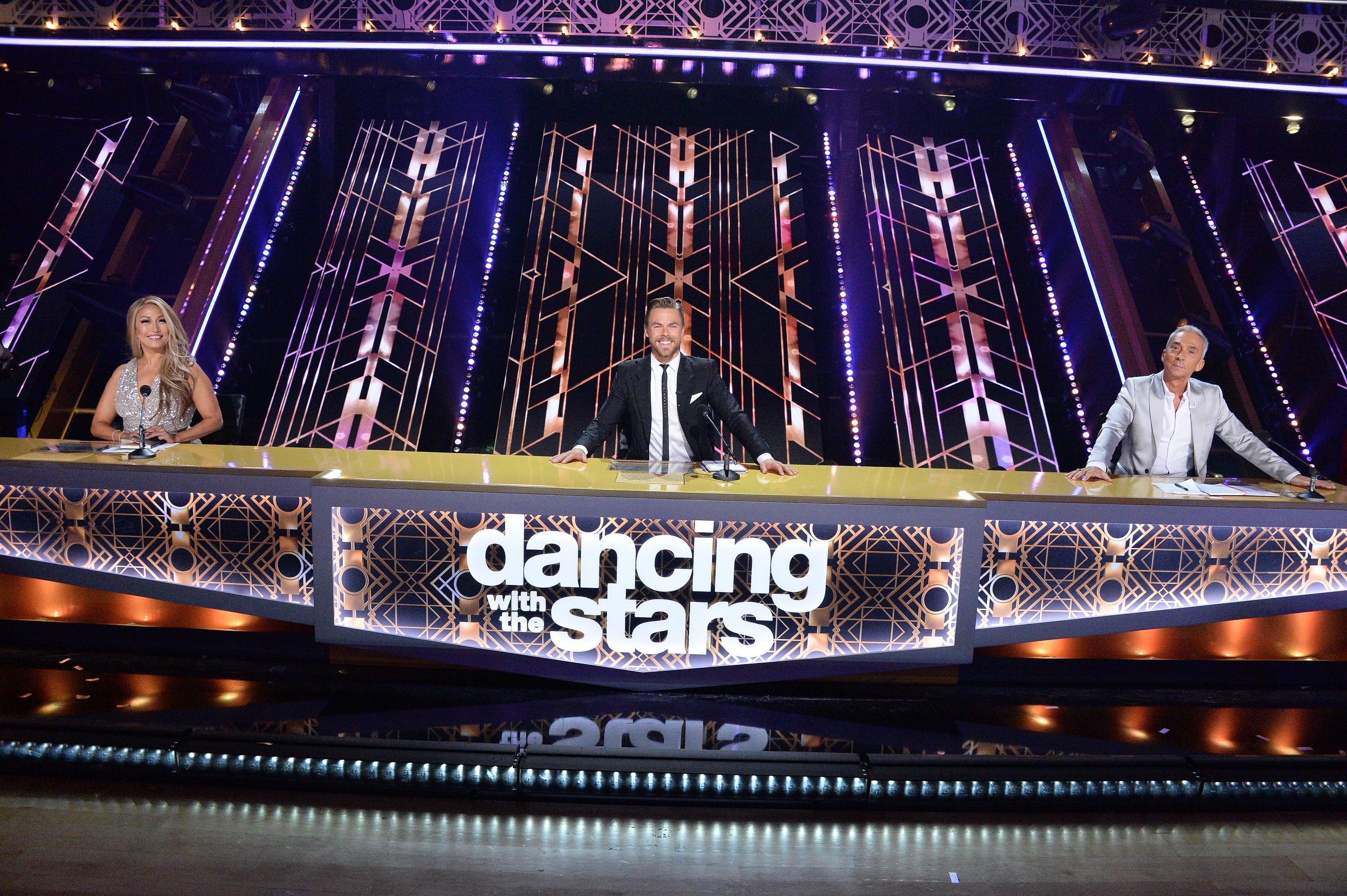 'Dancing with the Stars' judges Carrie Ann Inaba, Derek Hough, and Bruno Tonioli