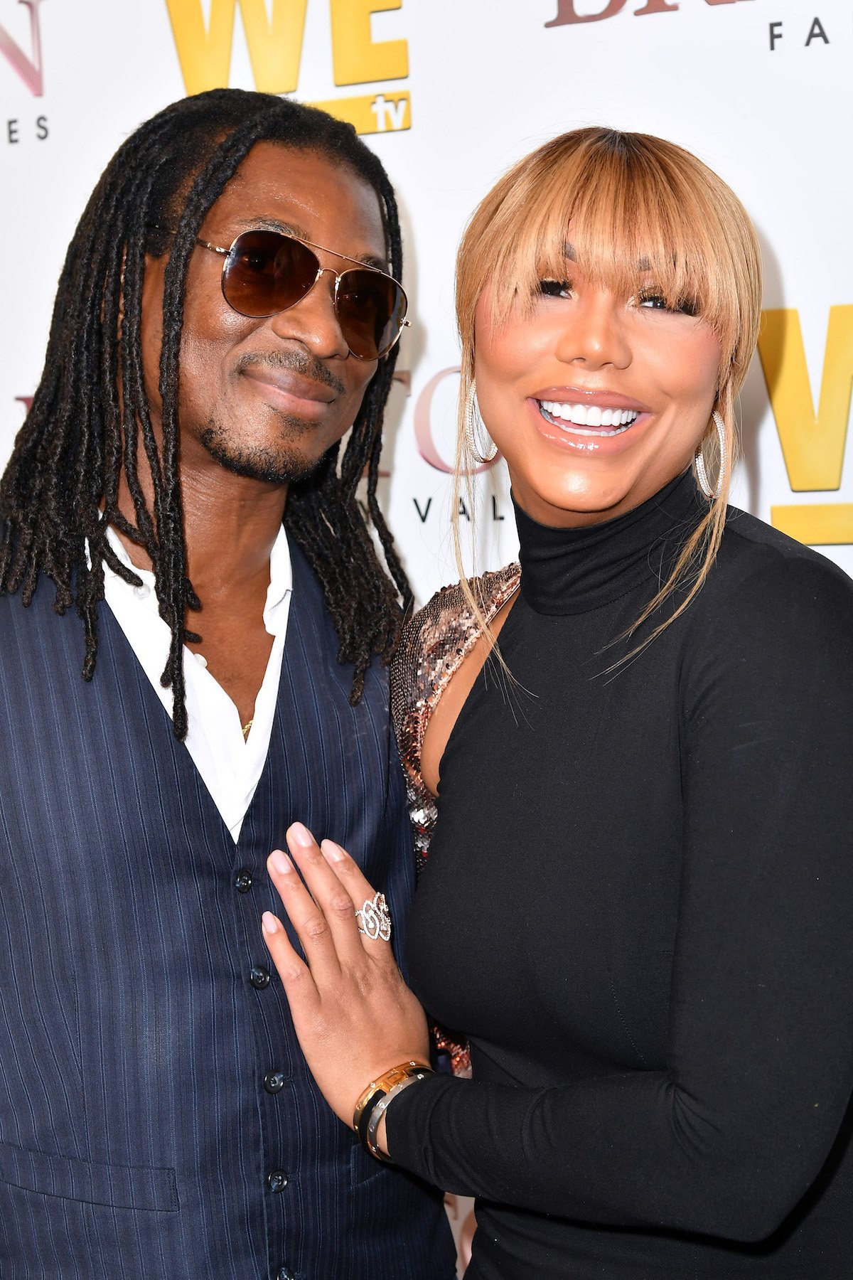 David Adefeso and Tamar Braxton