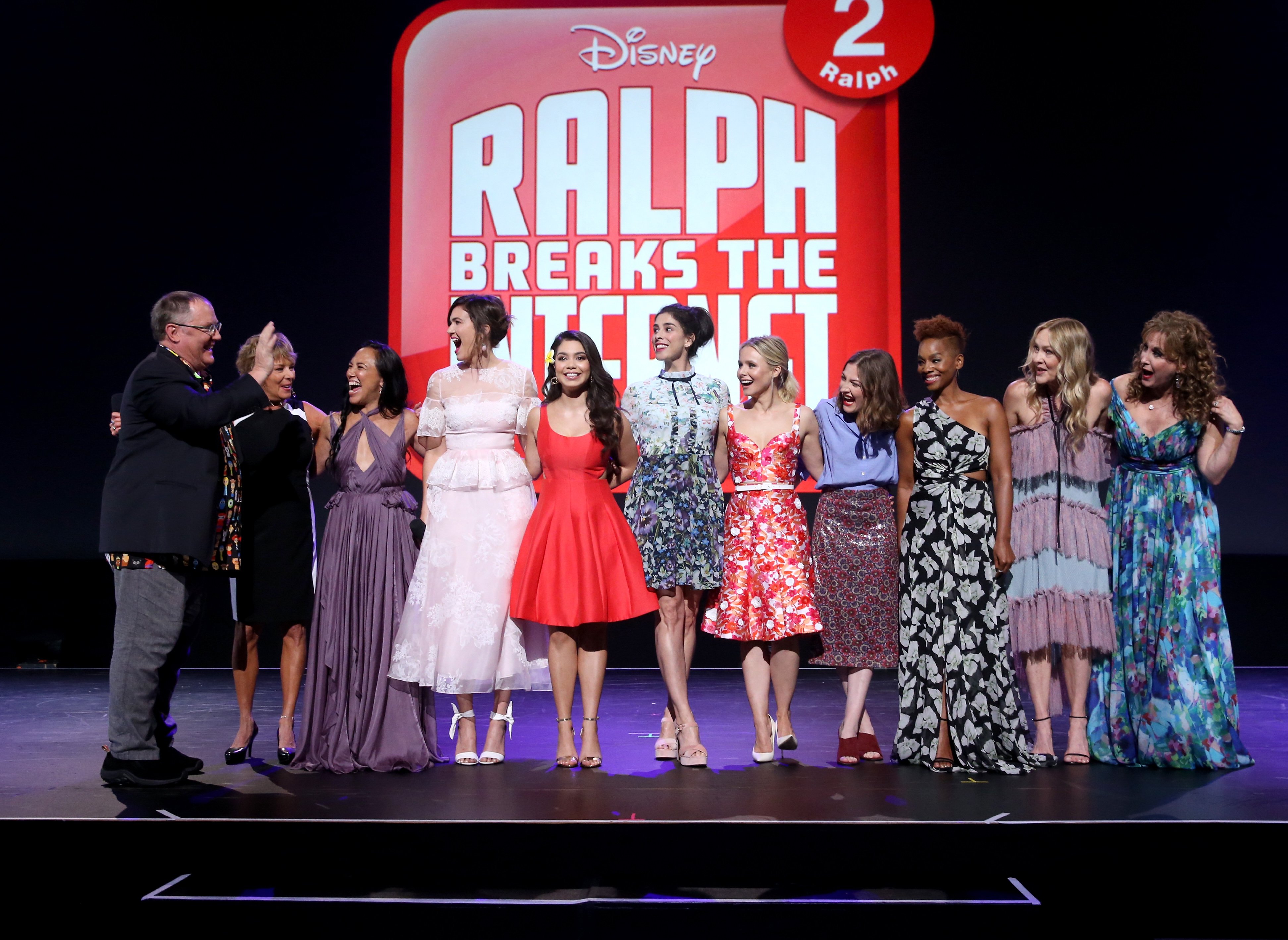 The voices of the Disney Princesses, featured in 'Ralph Breaks the Internet' 