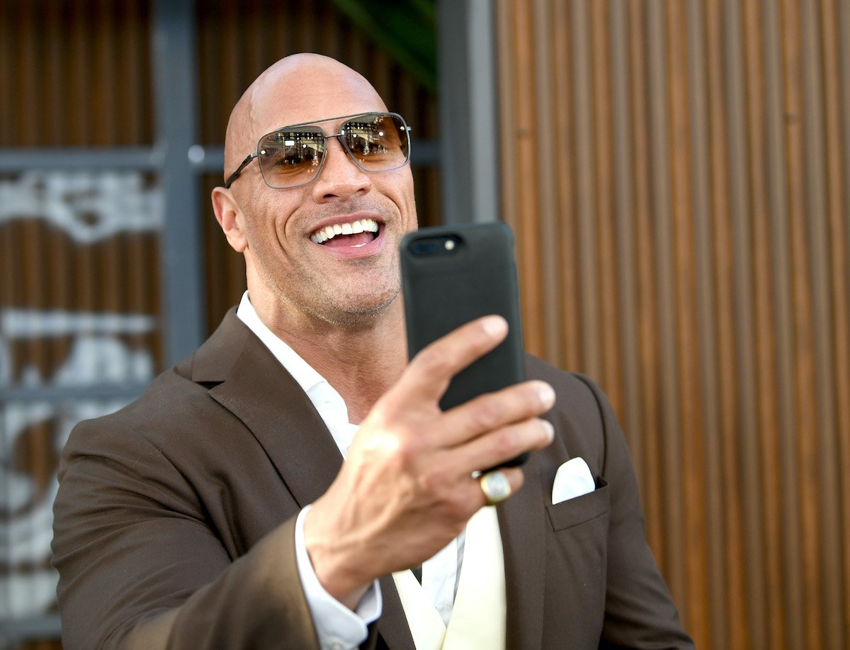 Dwayne Johnson at the premiere of 'Fast & Furious Presents: Hobbs & Shaw'