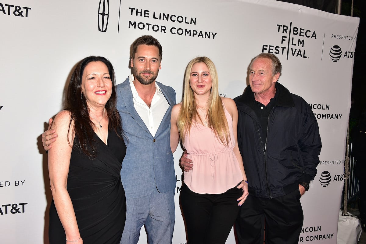 Karen Eggold, Ryan Eggold, Nicole Eggold, and Jim Eggold