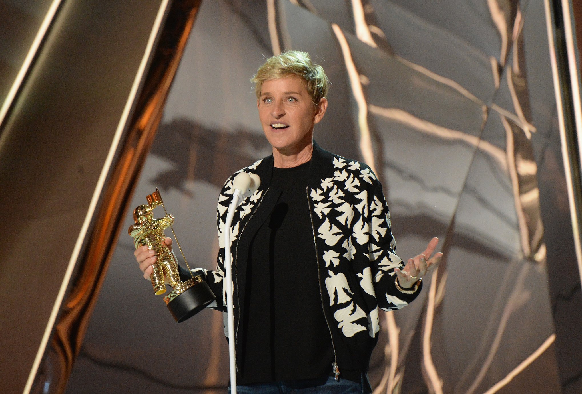 Ellen DeGeneres presents the Michael Jackson Video Vanguard Award