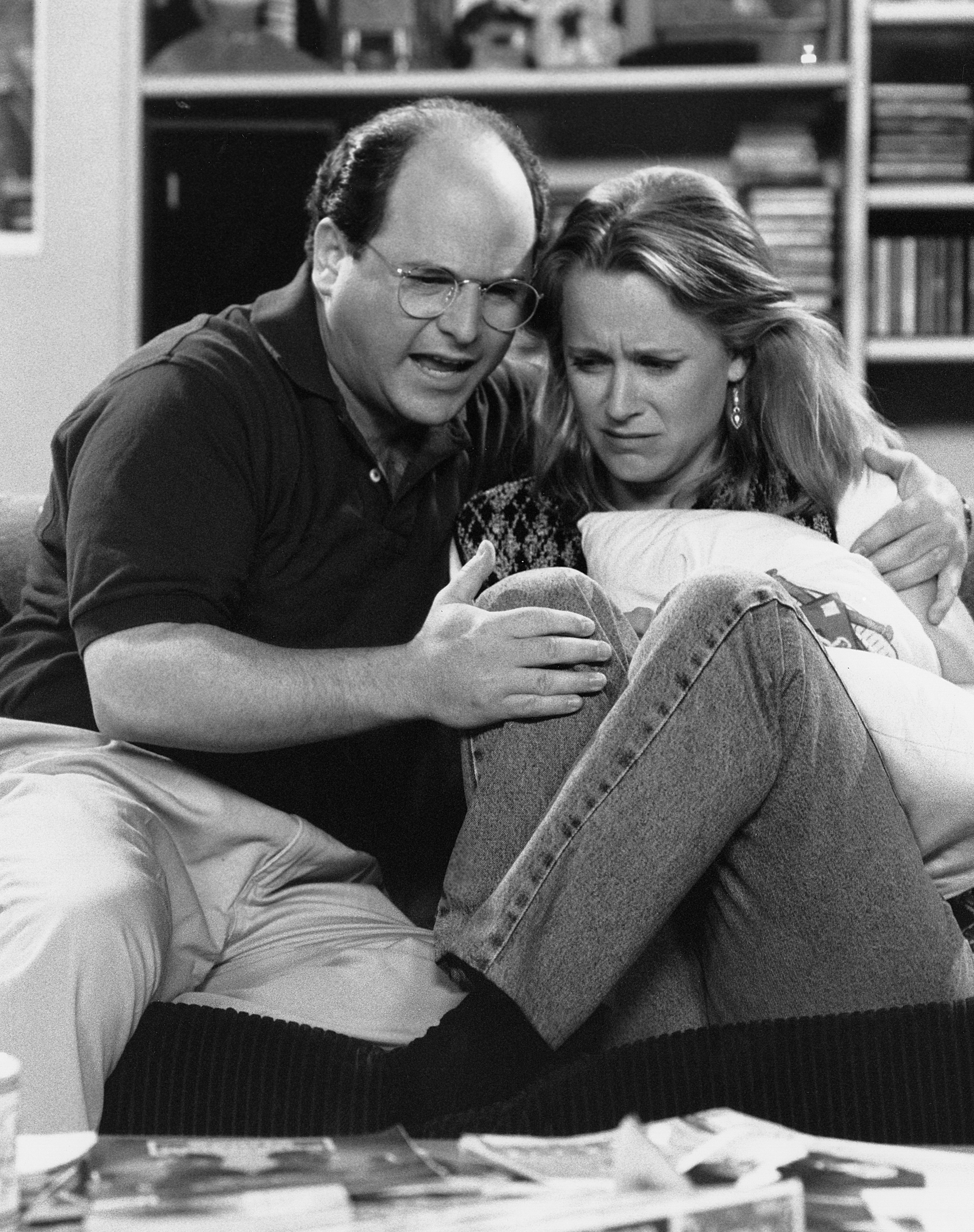 Jason Alexander as George Costanza, Heidi Swedberg as Susan Ross