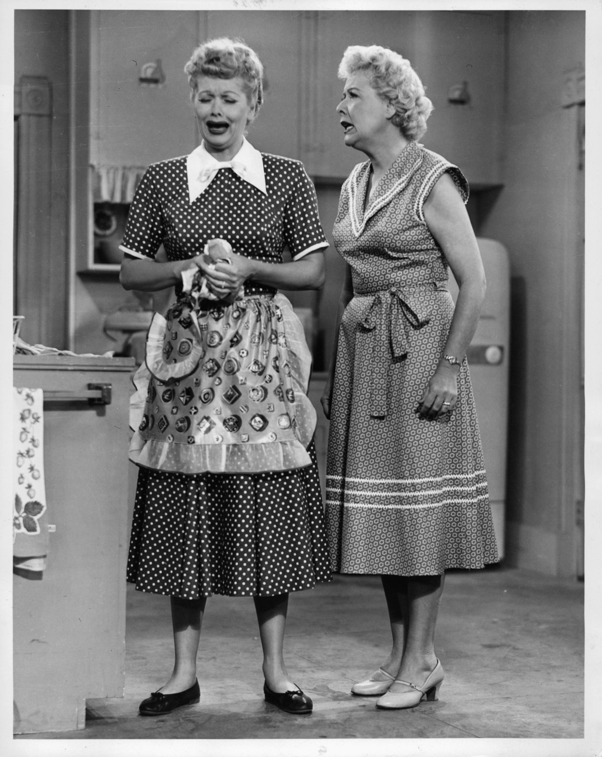 Lucille Ball and Vivian Vance in 'I Love Lucy'