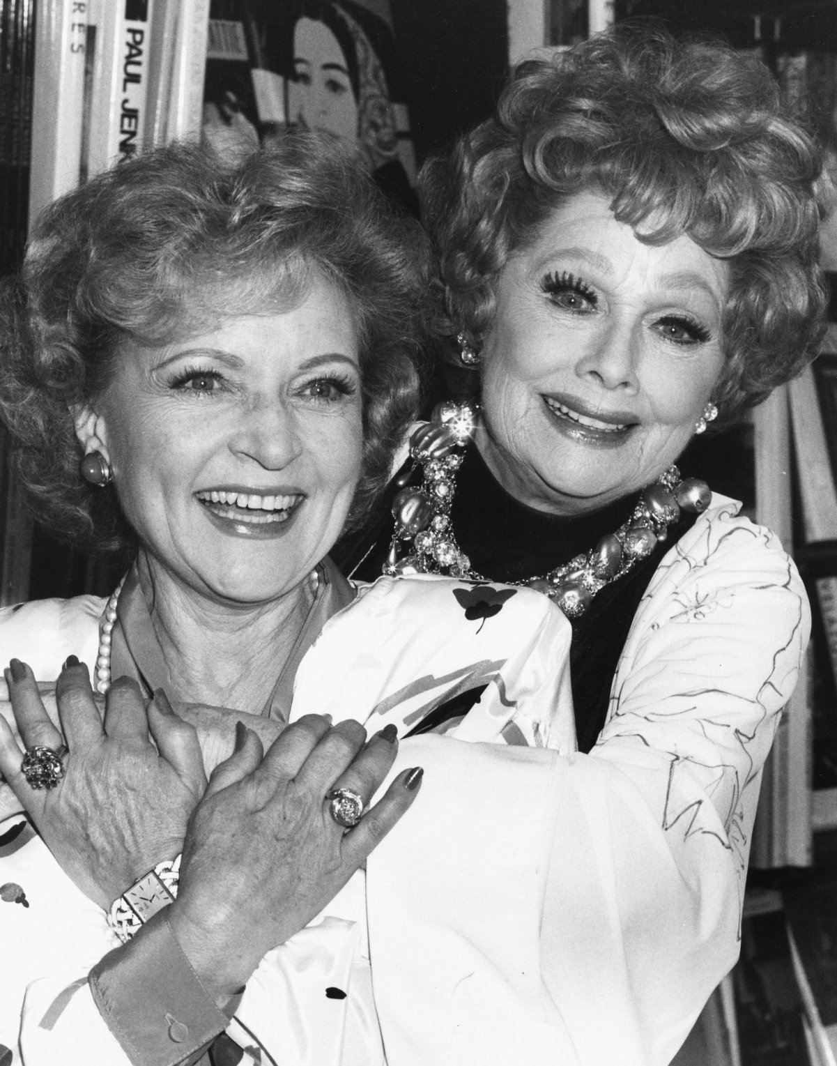Betty White and Lucille Ball