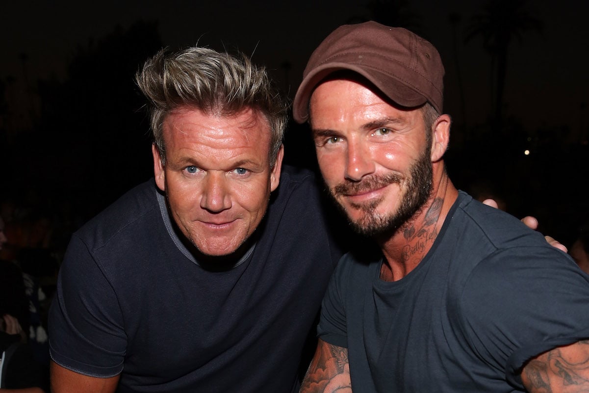 Gordon Ramsay and David Beckham 