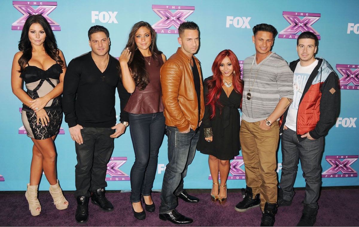 Jenni 'JWoww' Farley, Ronnie Ortiz-Magro, Sammi 'Sweetheart' Giancola, Mike 'The Situation' Sorrentino, Nicole 'Snooki' Polizzi, Pauly DelVecchio and Vinny Guadagnino