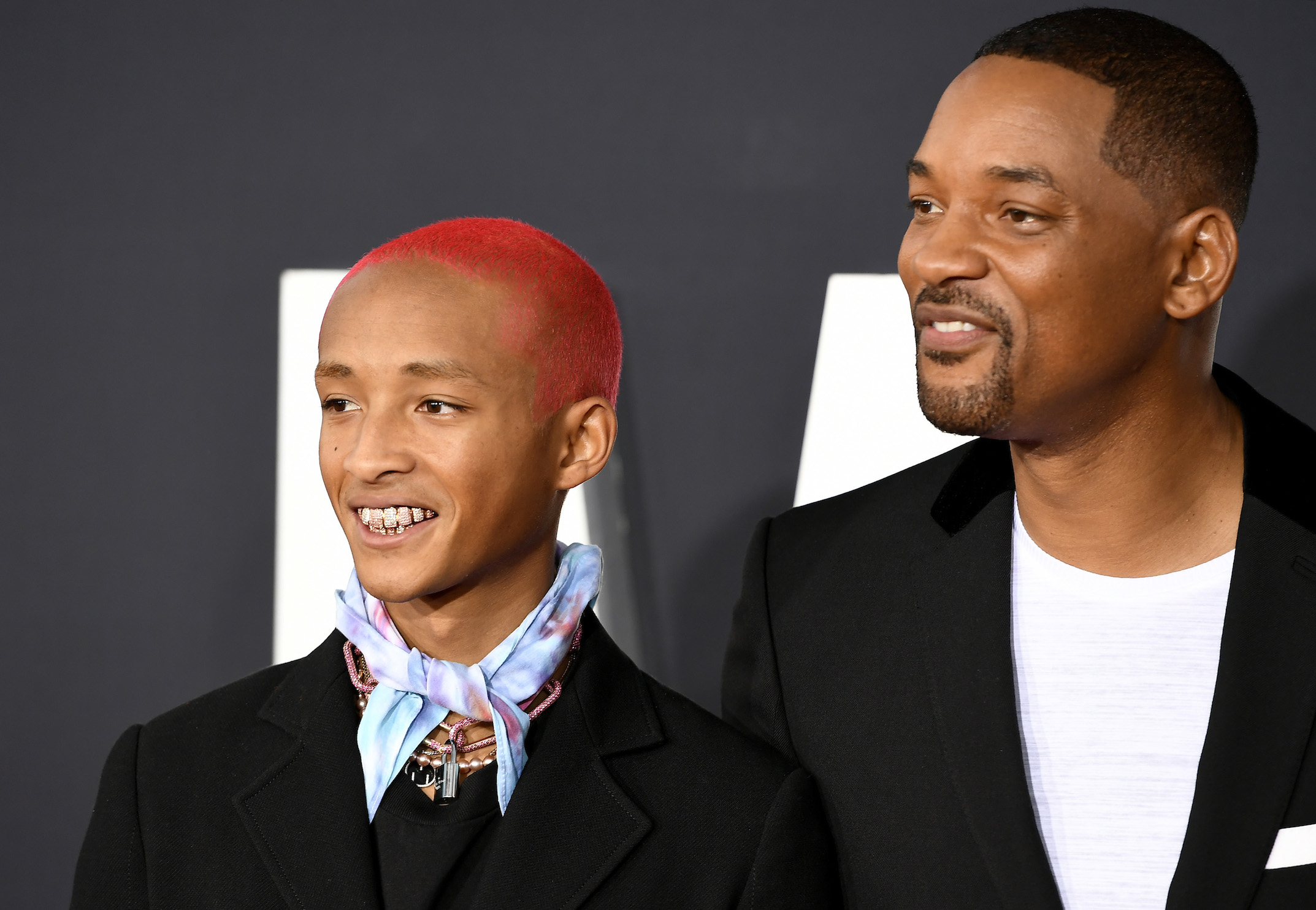 Jaden Smith and Will Smith attend Paramount Pictures' Premiere Of 'Gemini Man'
