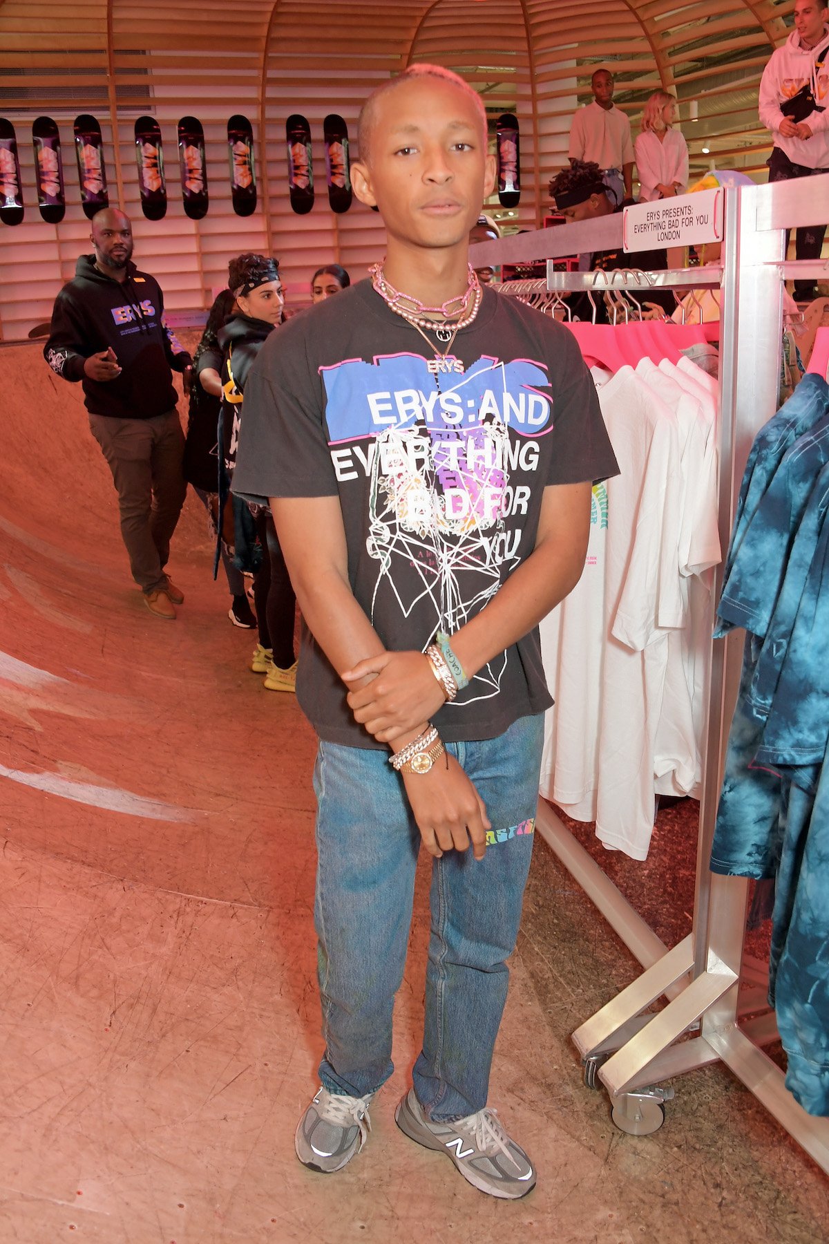 Jaden Smith at the launch of ERYS presents Everything Bad For You