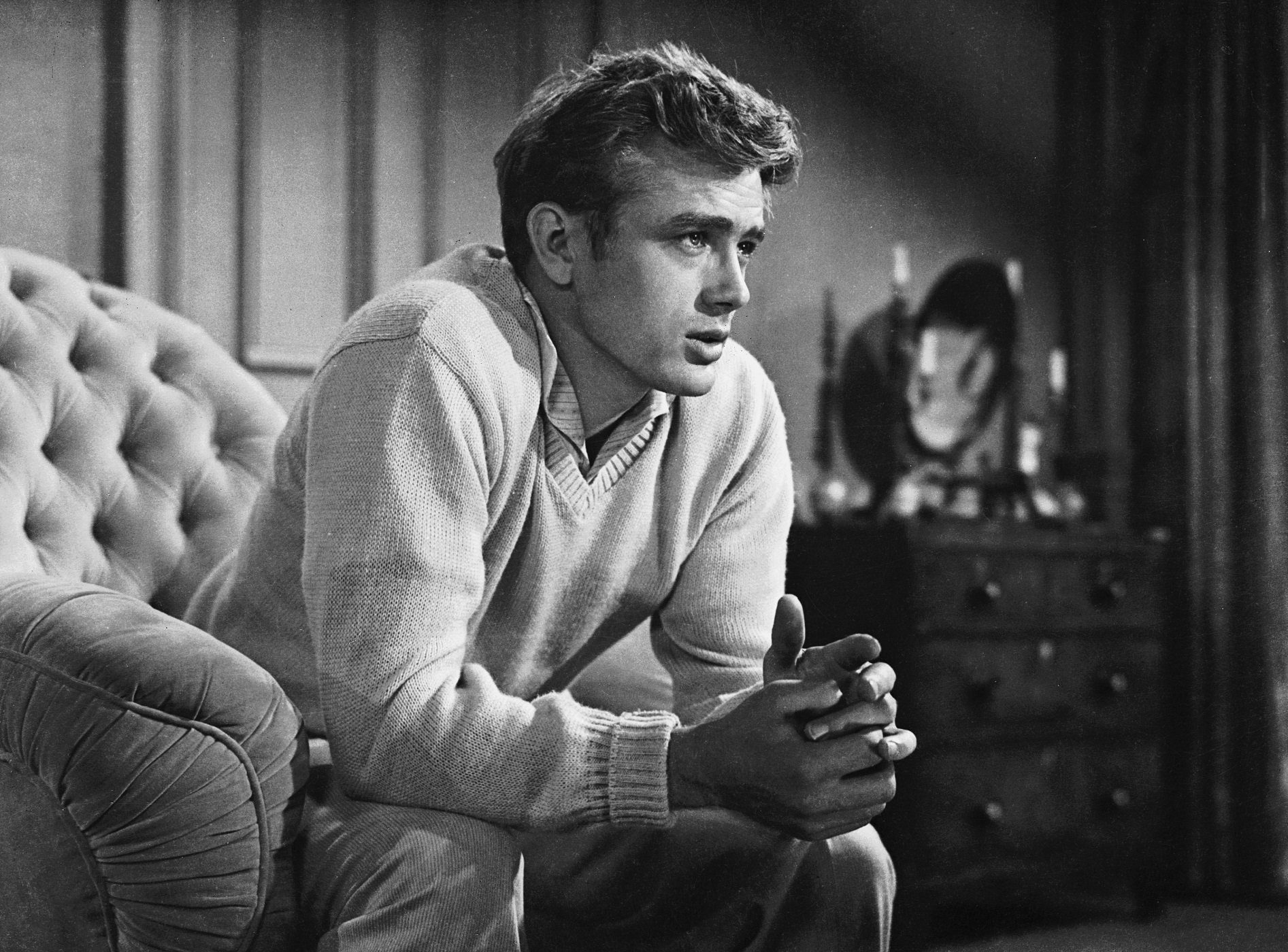 James Dean as Cal Trask in 'East of Eden'