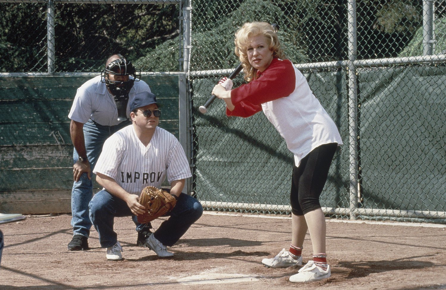 Jason Alexander as George Costanza and Bette Midler as herself on 'Seinfeld'