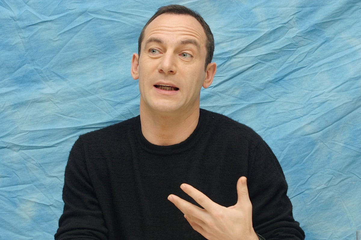 Jason Isaacs na junkiecie prasowym dla 'Piotrusia Pan''Peter Pan'