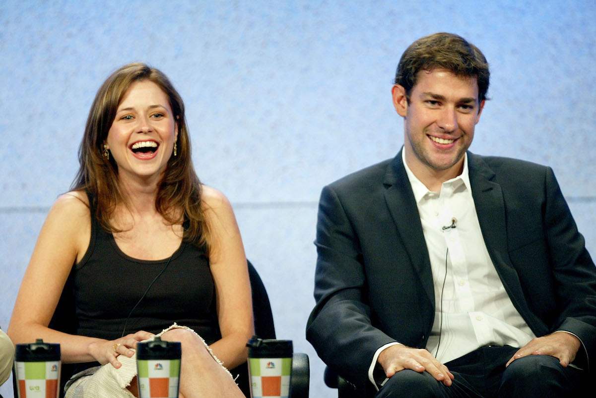 John Krasinski and Jenna Fischer