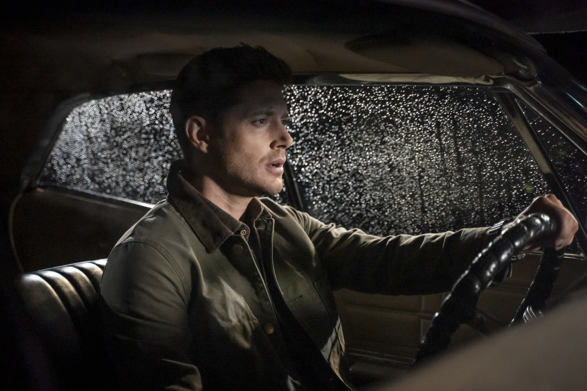 Jensen Ackles driving