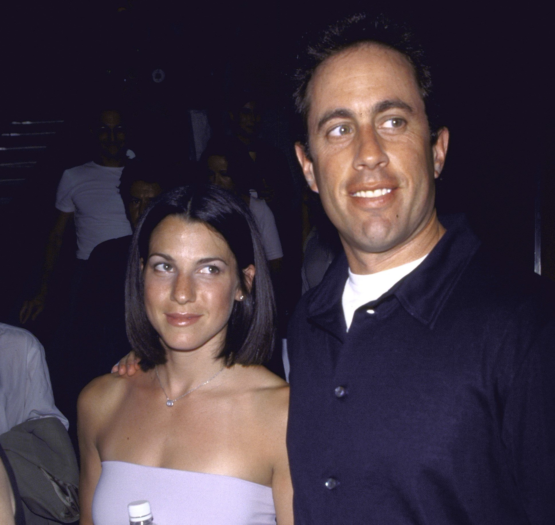 Jerry Seinfeld and Jessica Sklar