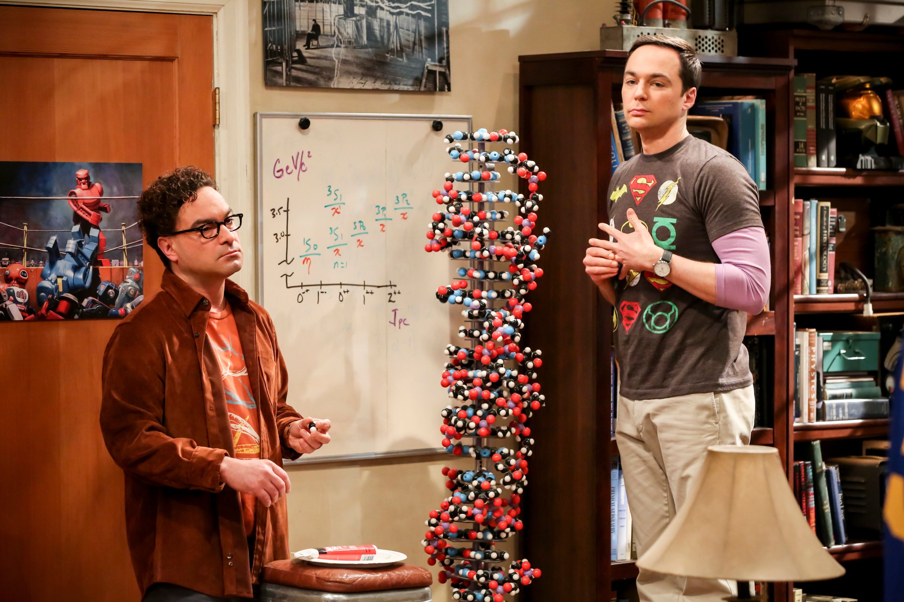 Jim Parsons and Johnny Galecki