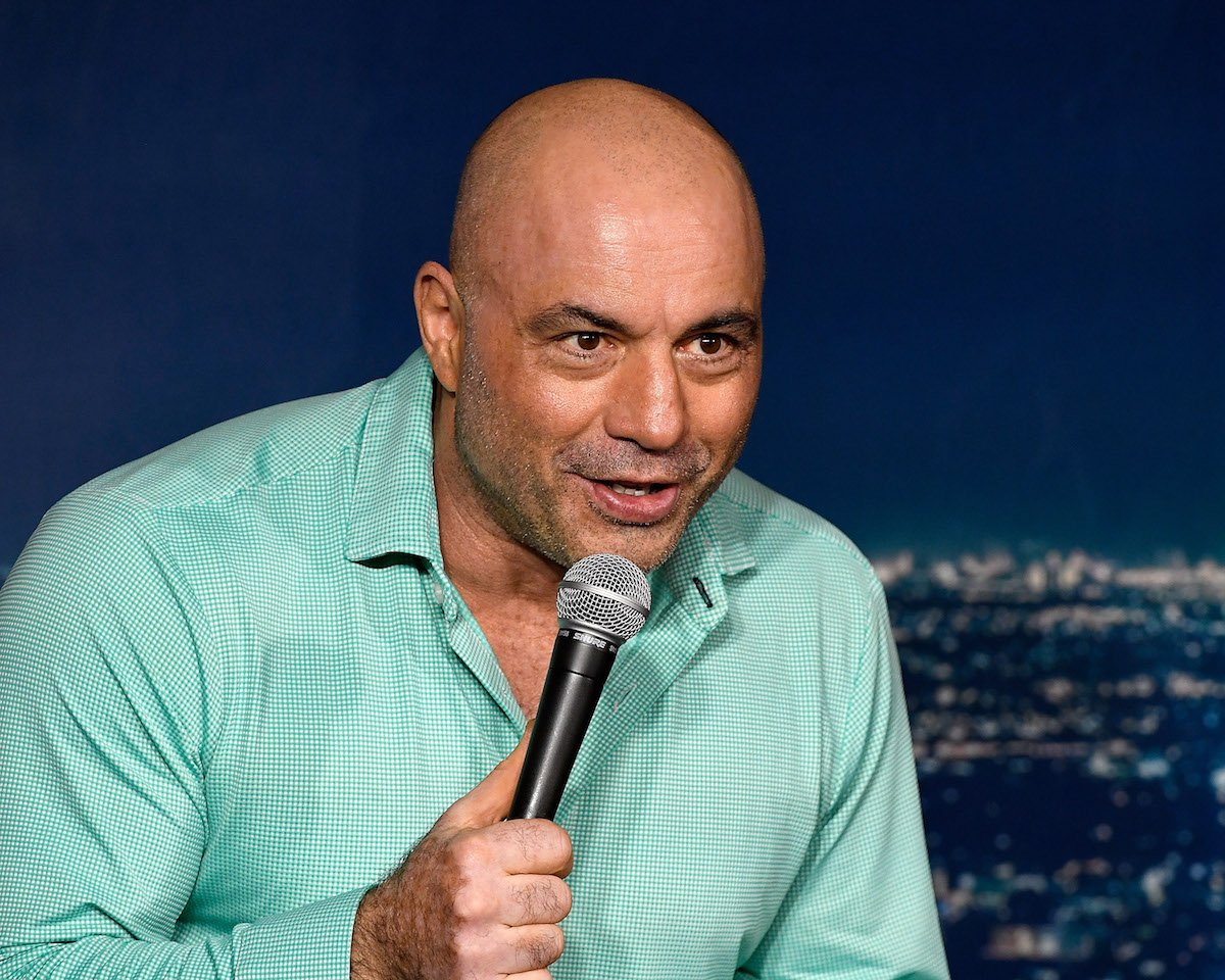 Joe Rogan at a live performance.