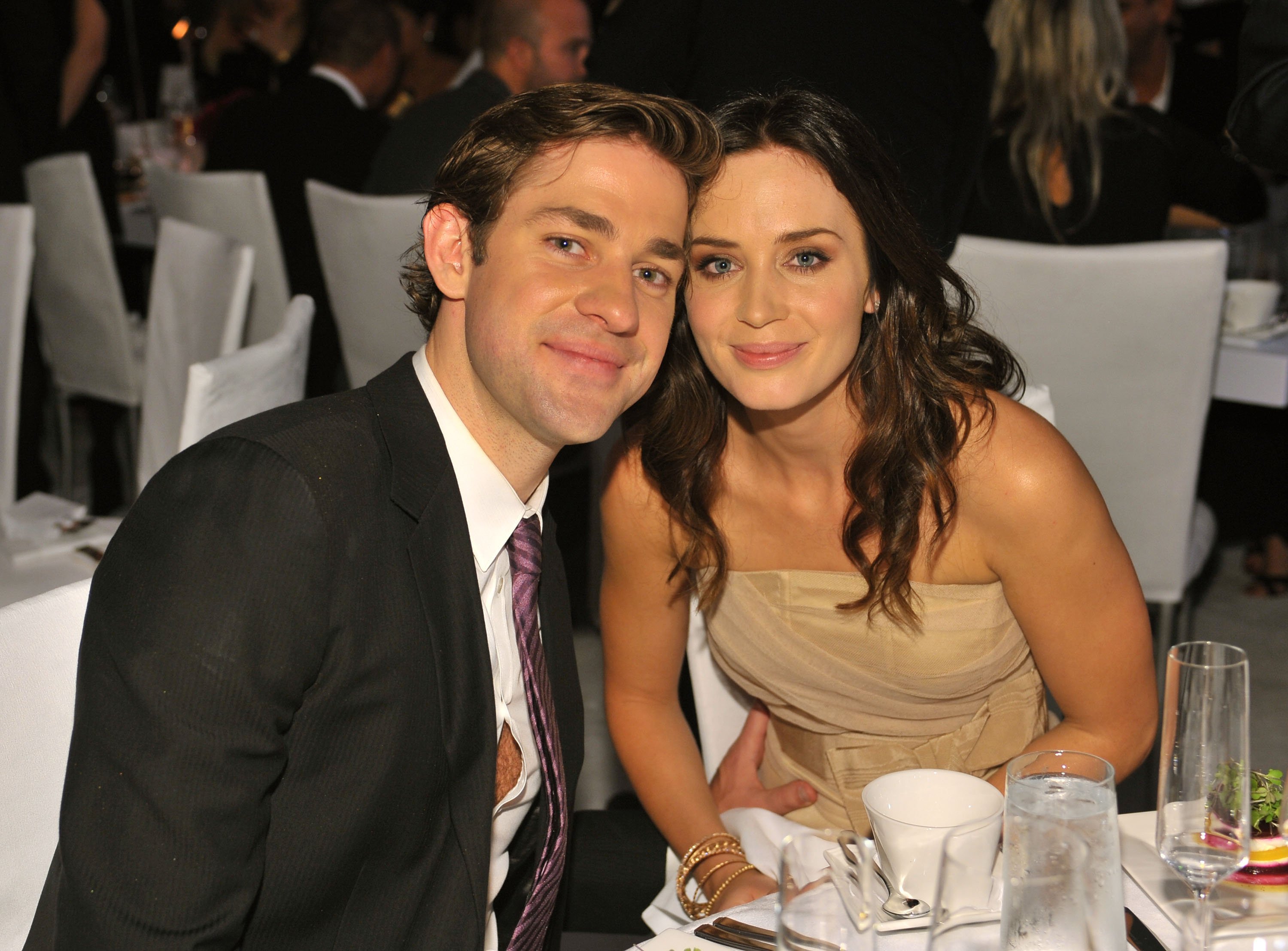 John Krasinski and Emily Blunt