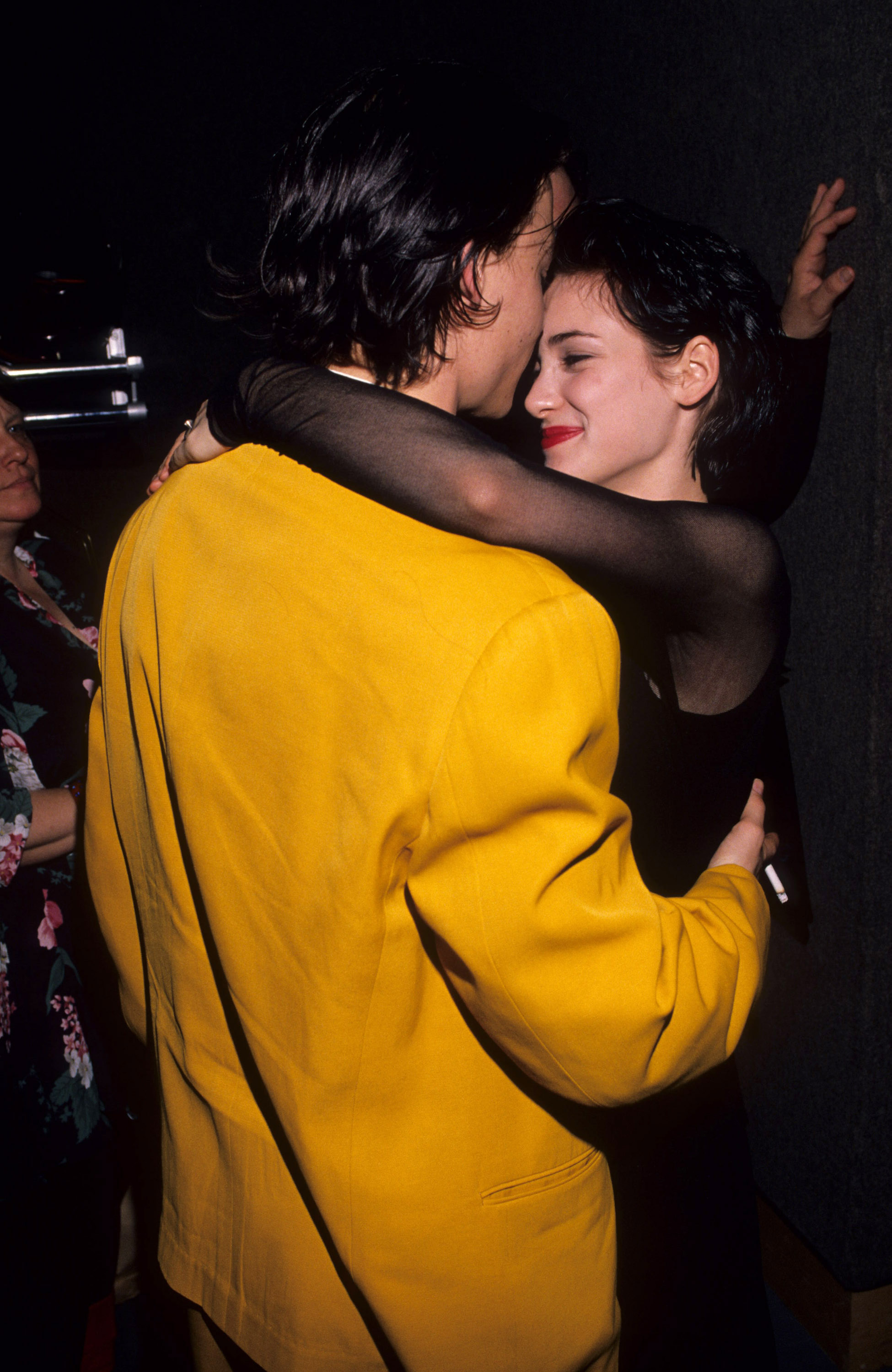 Johnny and Winona at the 'Cry-Baby' premiere