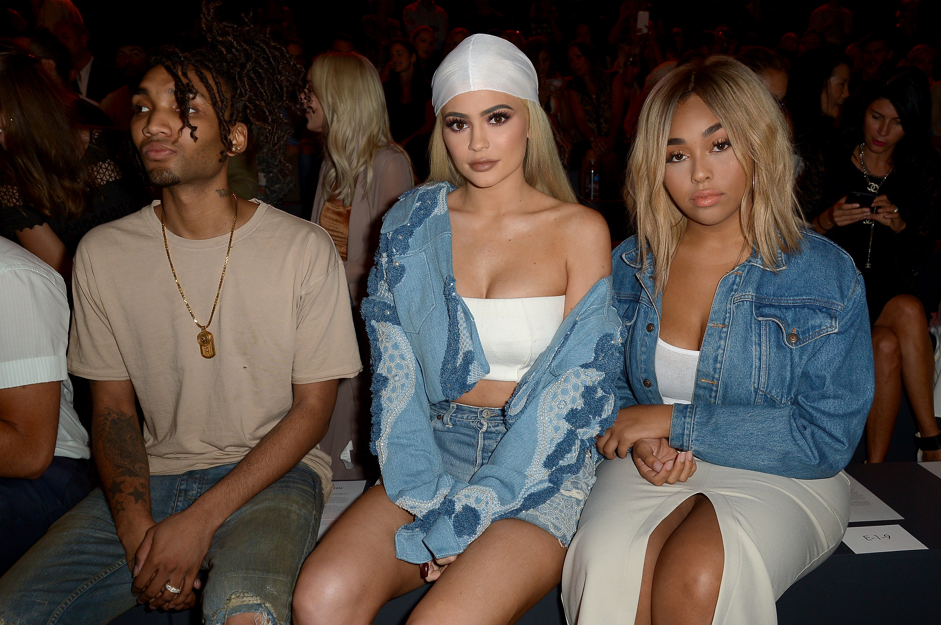 Kylie Jenner and Jordyn Woods attend New York Fashion Week