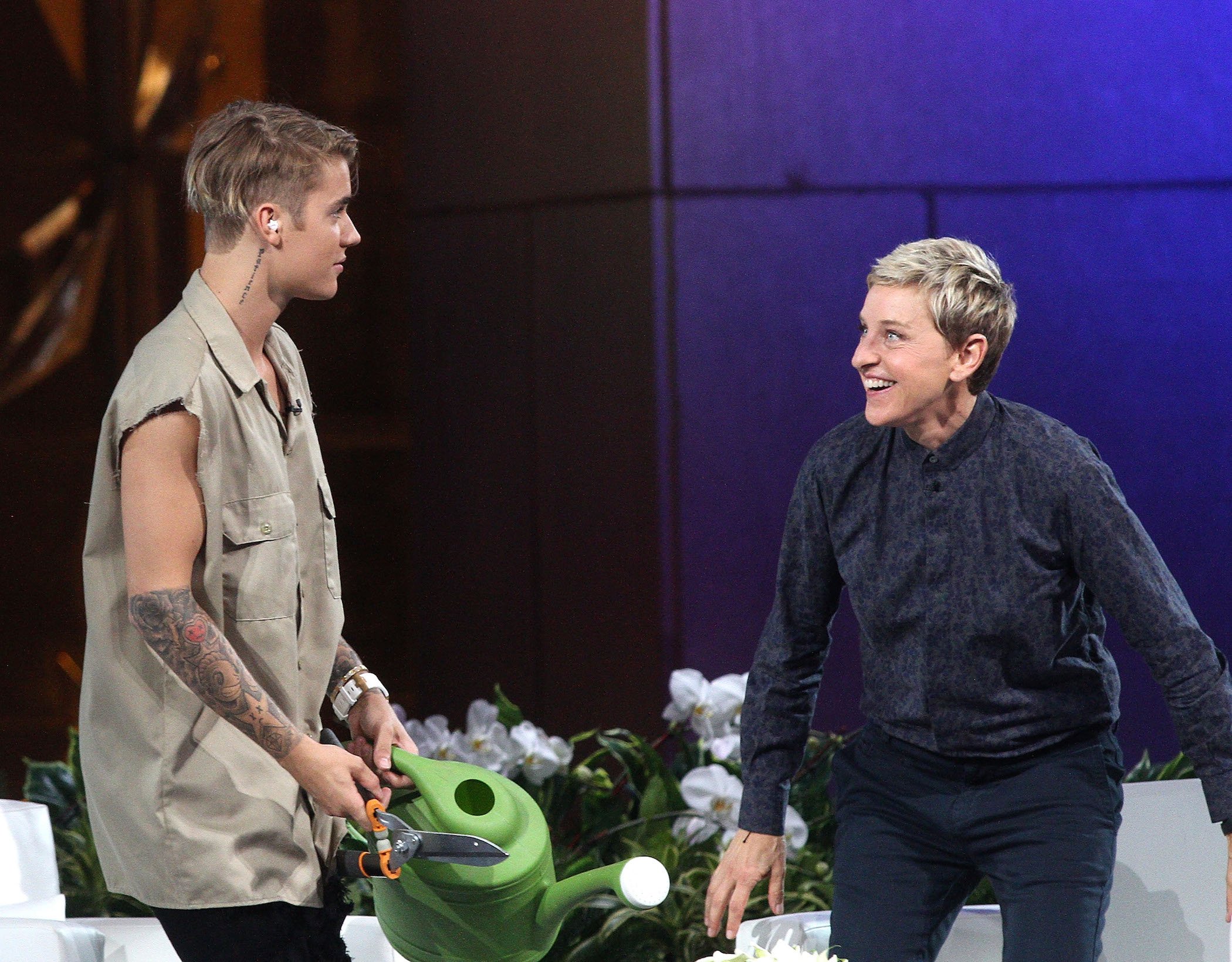 Justin Bieber attends 'The Ellen Degeneres Show' 