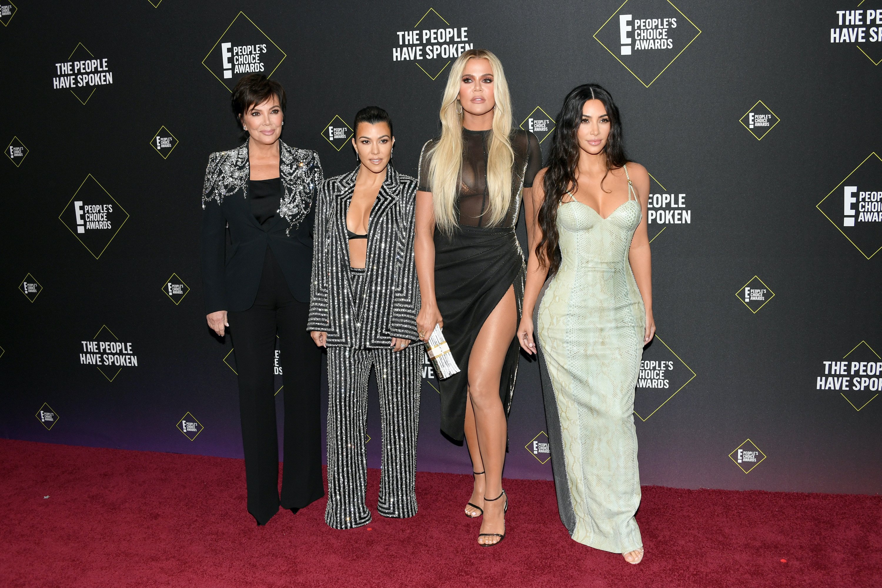 Kris Jenner, Kourtney Kardashian, Khloé Kardashian and Kim Kardashian West