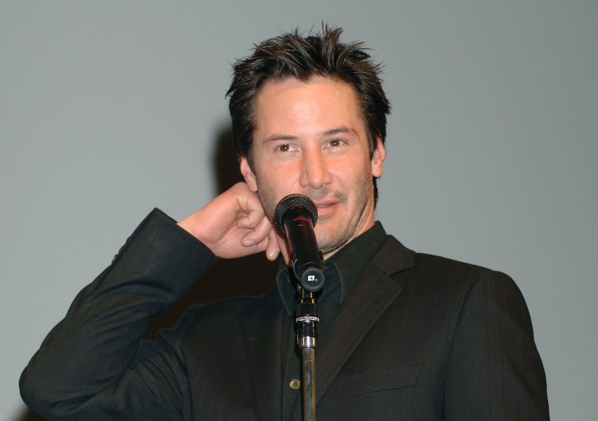 Keanu Reeves at the 'Constantine' Tokyo premiere