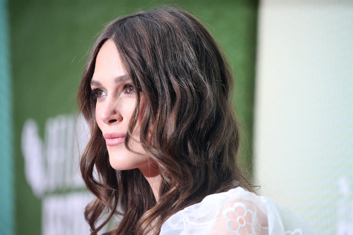 Keira Knightley at the European premiere of 'Official Secrets'