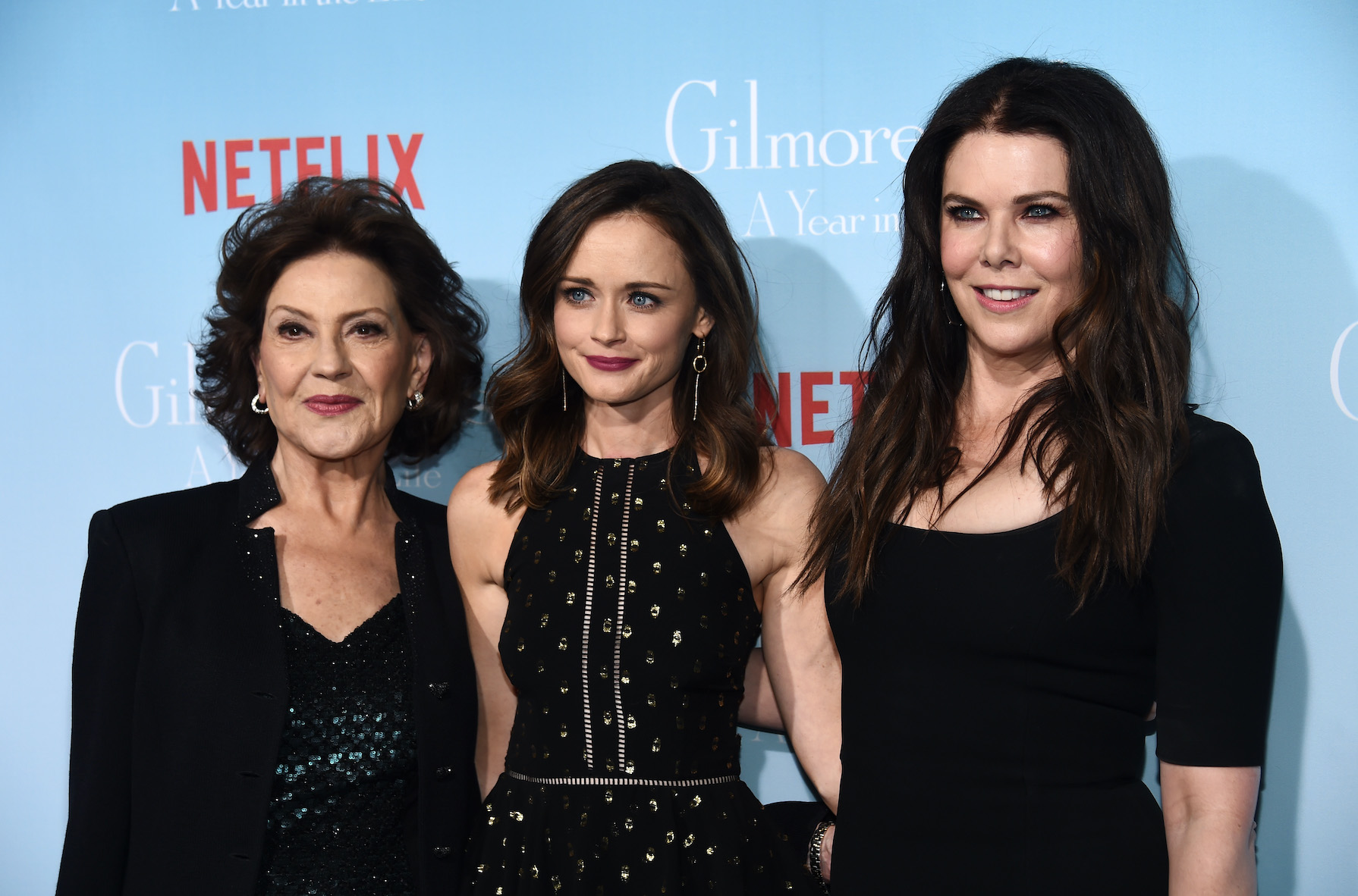 Kelly Bishop, Alexis Bledel, and Lauren Graham at the premiere of 'Gilmore Girls: A Year in the Life'