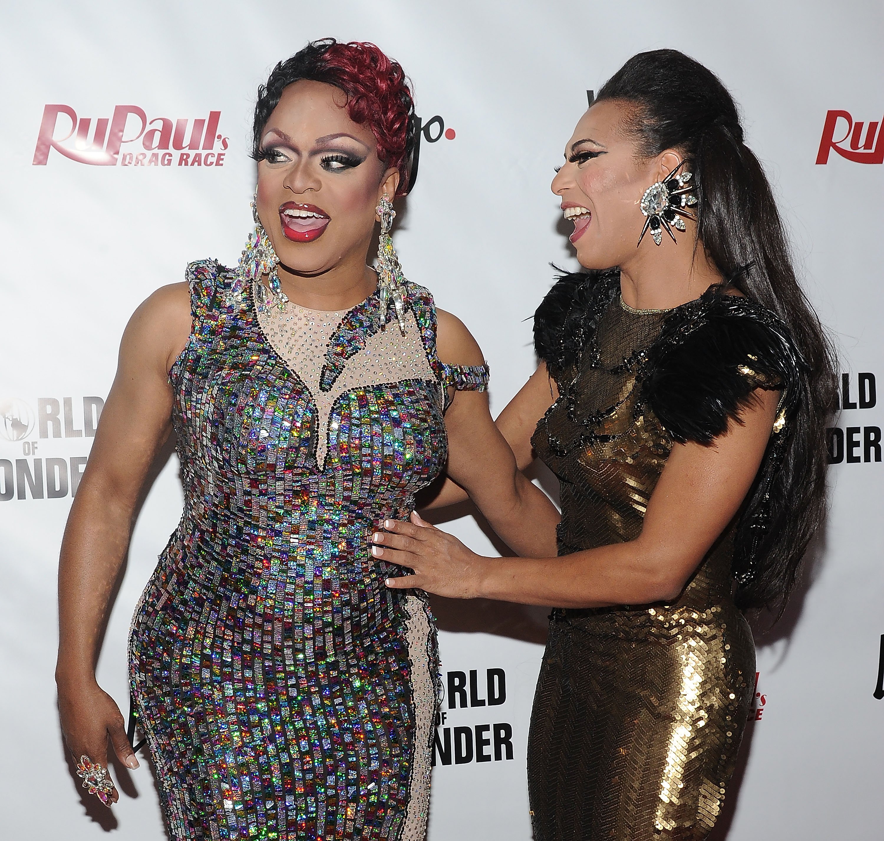 Kennedy Davenport and Shangela in 2015