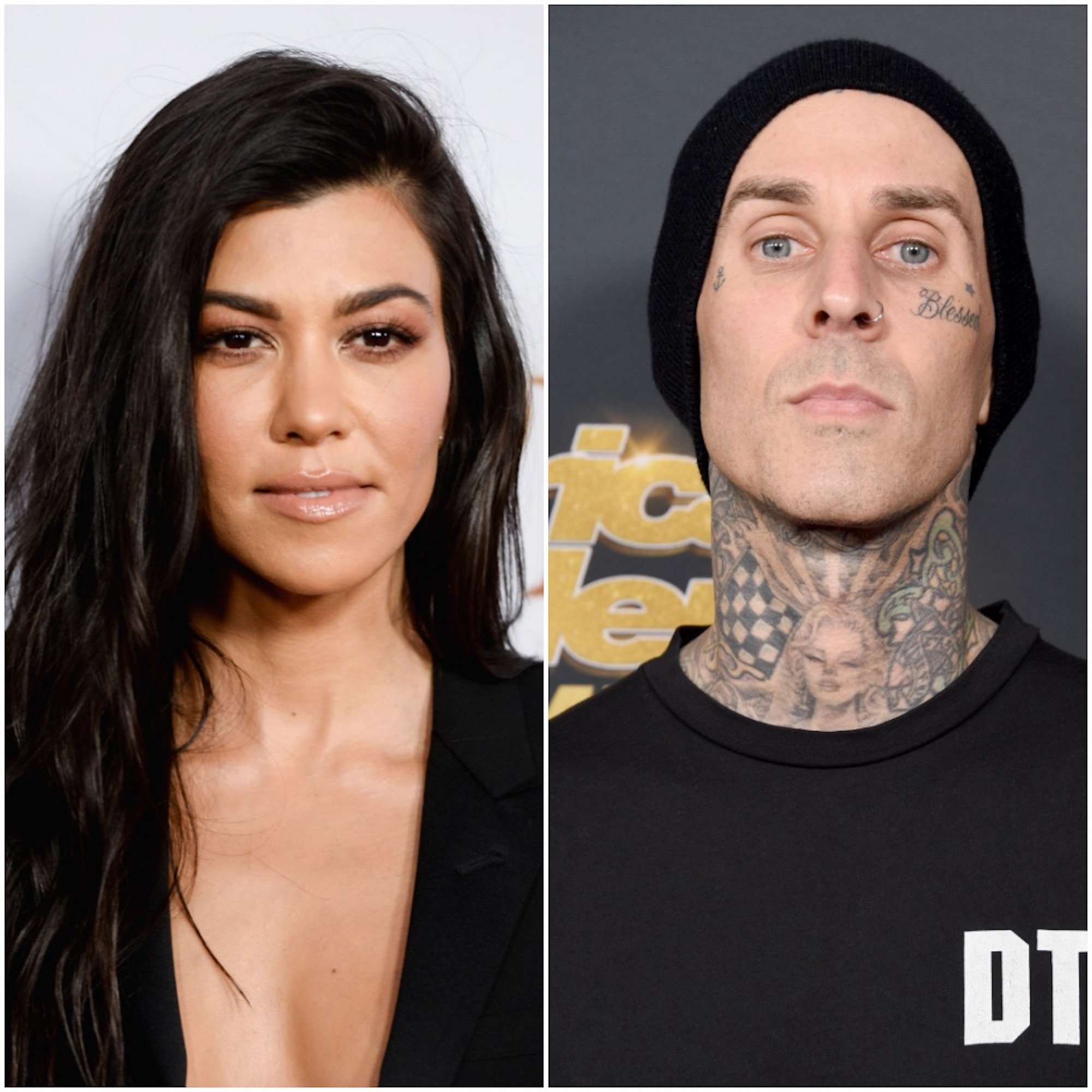 Kourtney Kardashian and Travis Barker