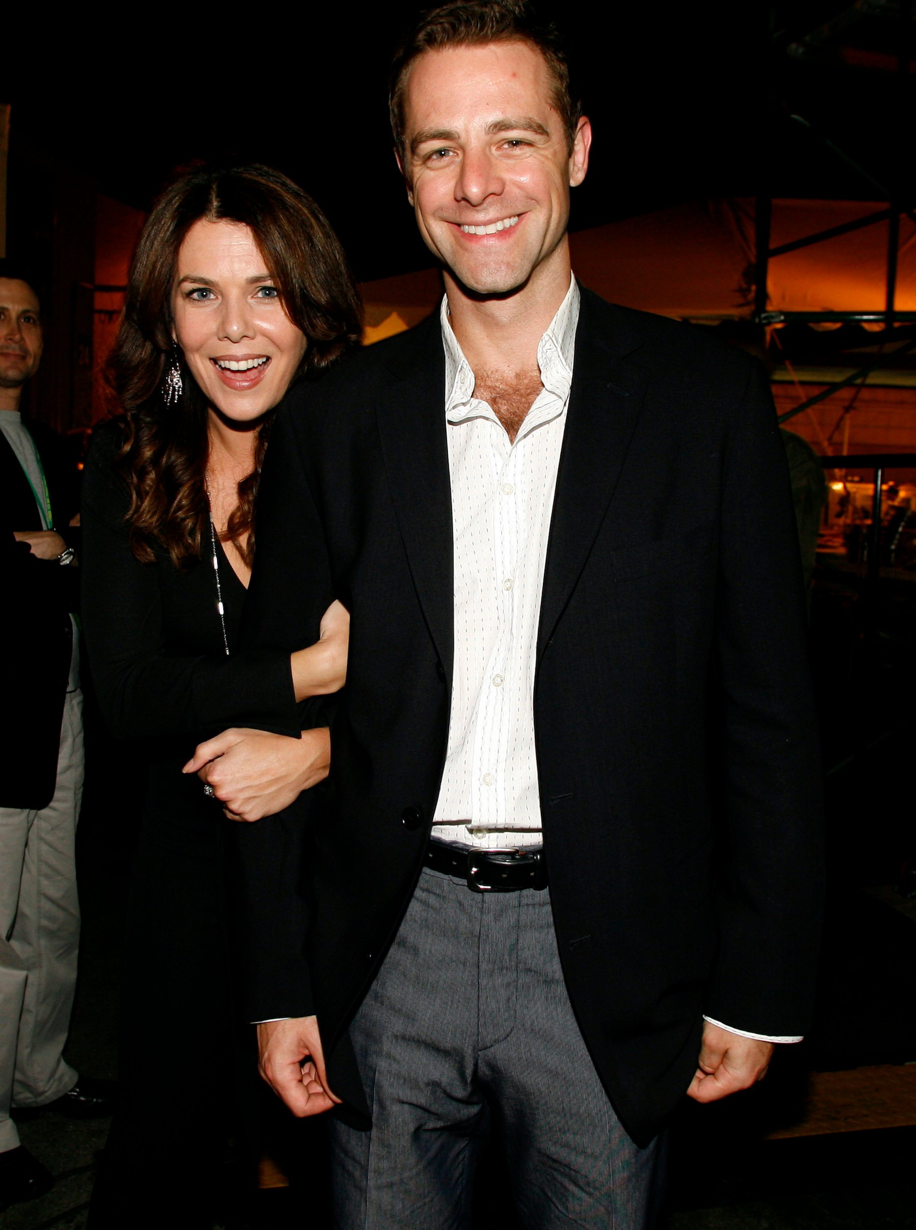 Lauren Graham and David Sutcliffe attend the CW launch party