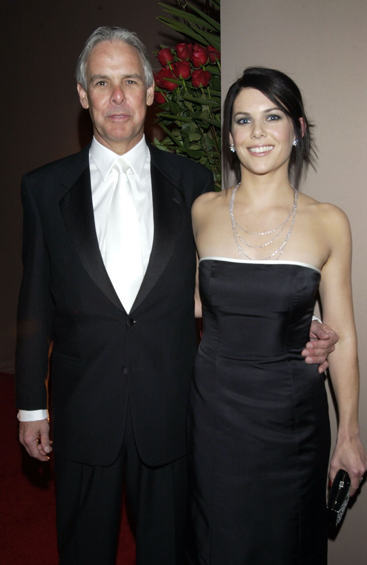 Lauren Graham with her father at the 2002 Screen Actors Guild Awards