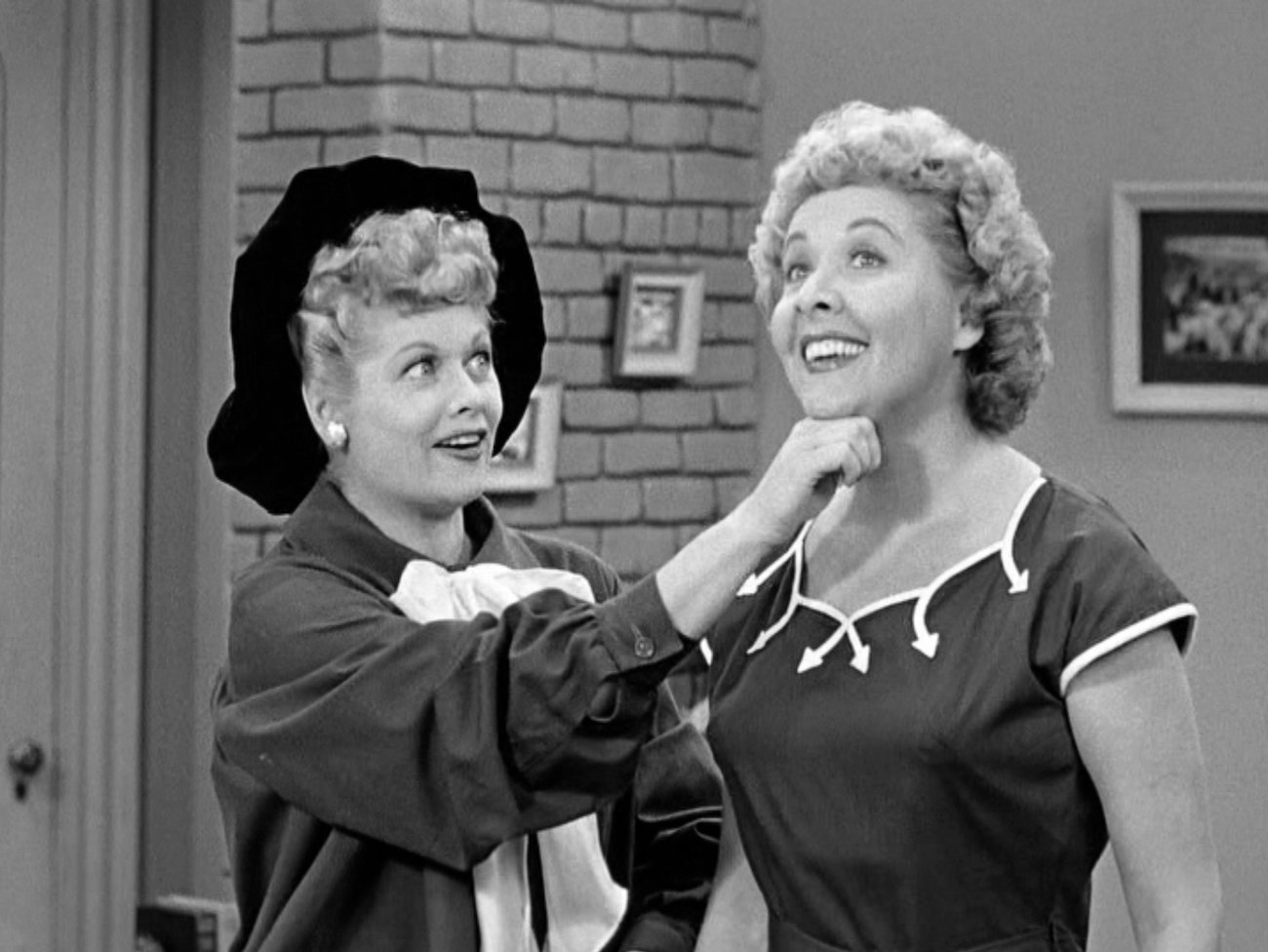 Lucille Ball and Vivian Vance of 'I Love Lucy'