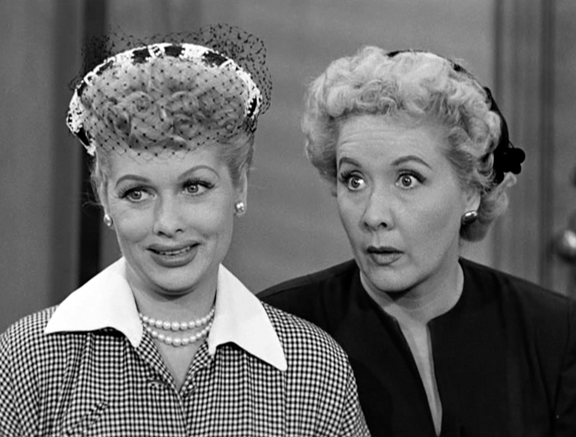 Lucille Ball and Vivian Vance of 'I Love Lucy'